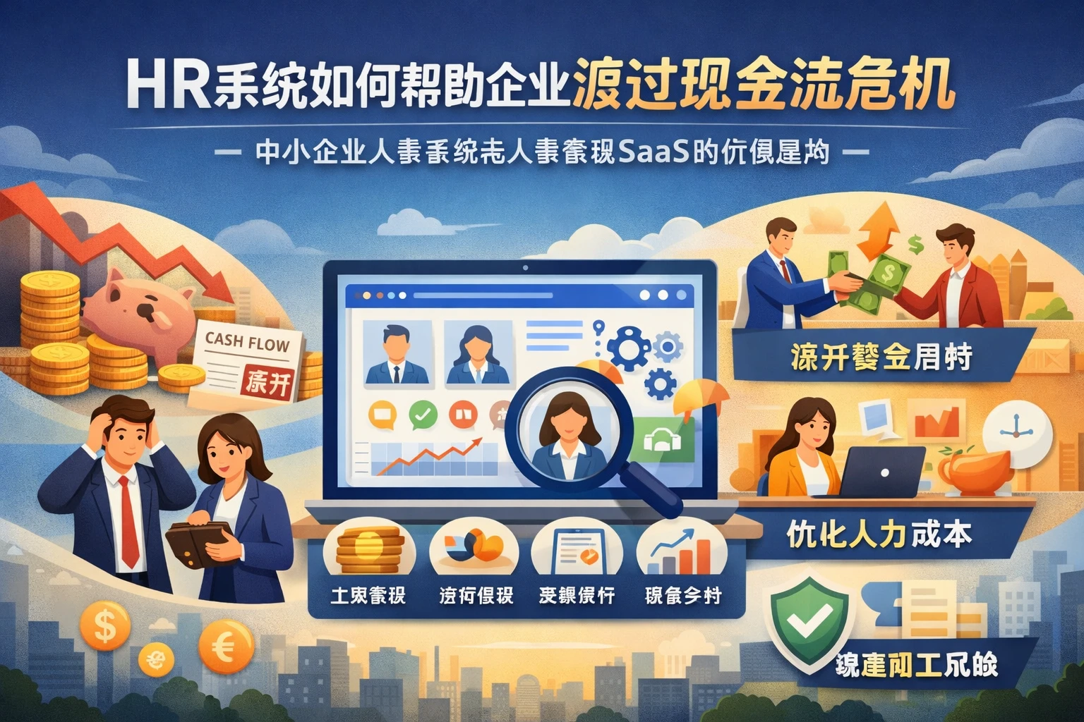 HR系统如何帮助企业渡过现金流危机：中小企业人事系统与人事管理SaaS的价值重构