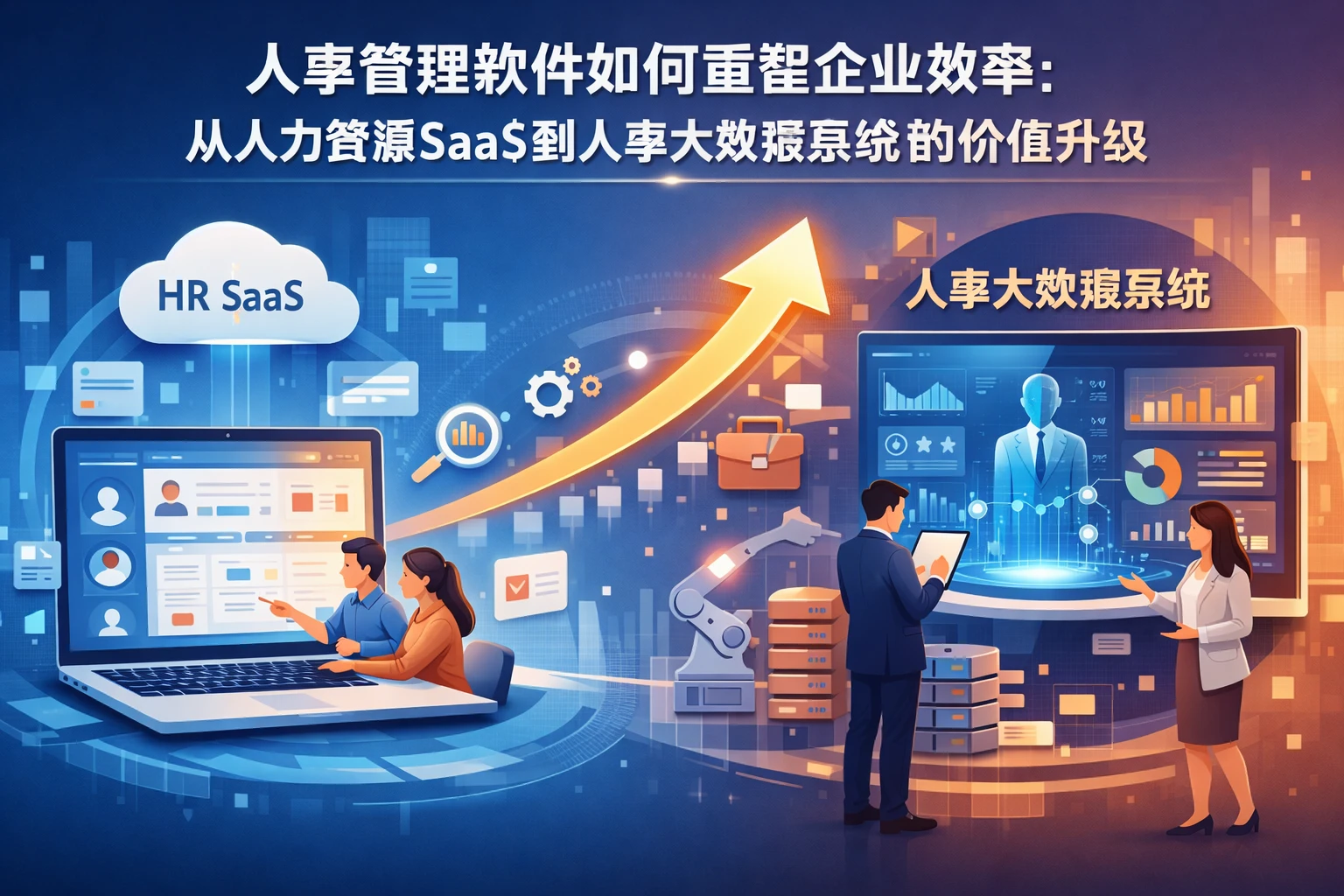 人事管理软件如何重塑企业效率:从人力资源SaaS到人事大数据系统的价值升级