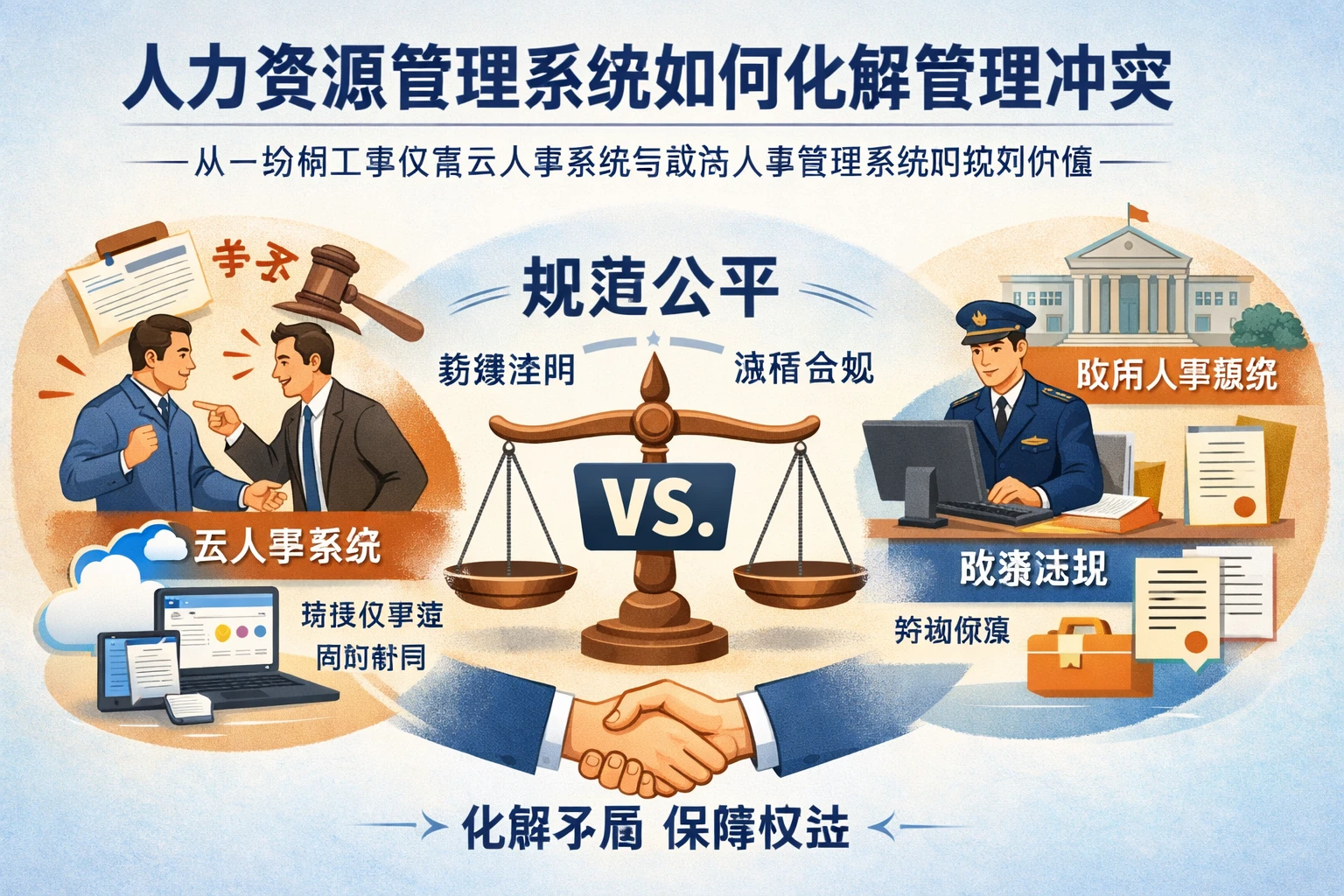 人力资源管理系统如何化解管理冲突：从一场用工争议看云人事系统与政府人事管理系统的规则价值