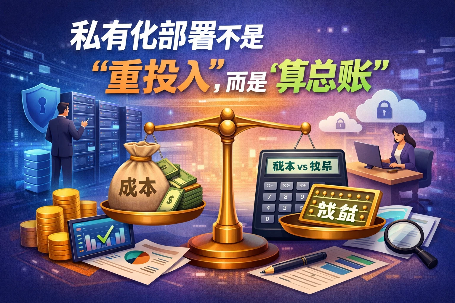 私有化部署不是“重投入”，而是“算总账”