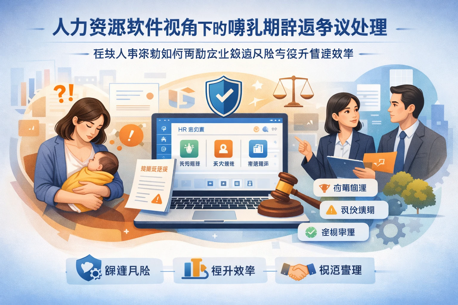 人力资源软件视角下的哺乳期辞退争议处理：在线人事系统如何帮助企业规避风险与提升管理效率