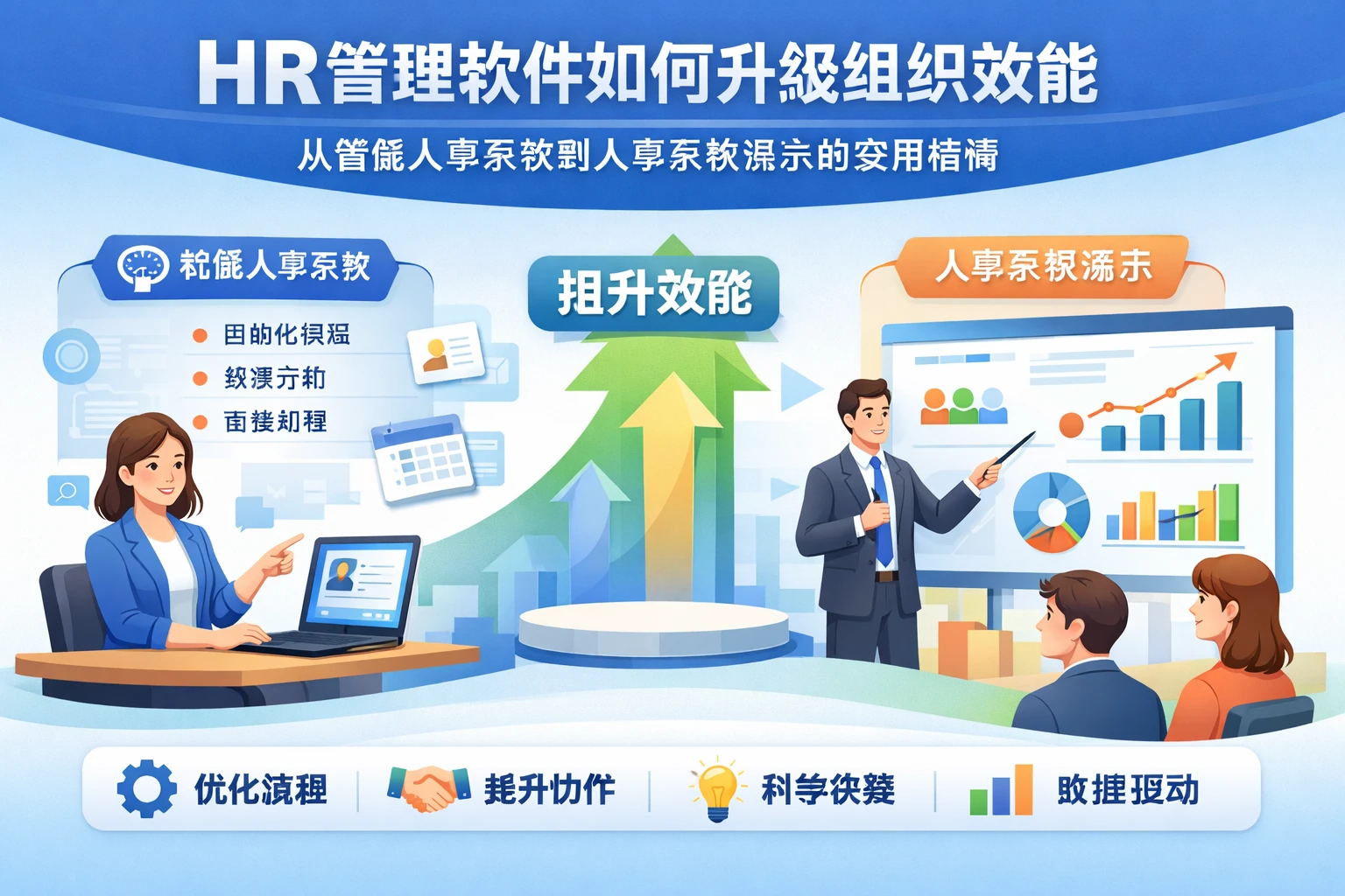 HR管理软件如何升级组织效能：从智能人事系统到人事系统演示的实用指南