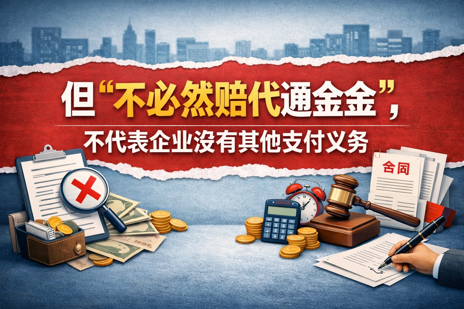 但“不必然赔代通知金”，不代表企业没有其他支付义务