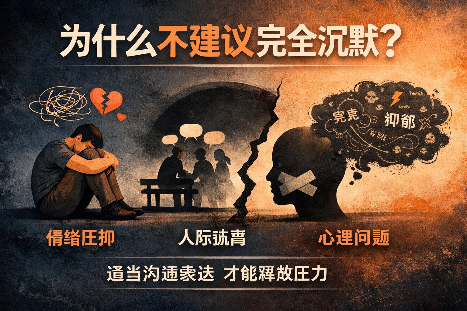 为什么不建议完全沉默