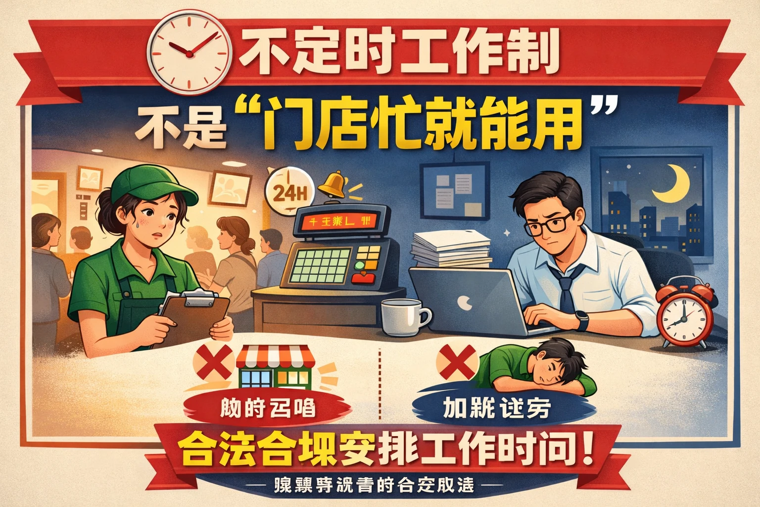不定时工作制：不是“门店忙就能用”