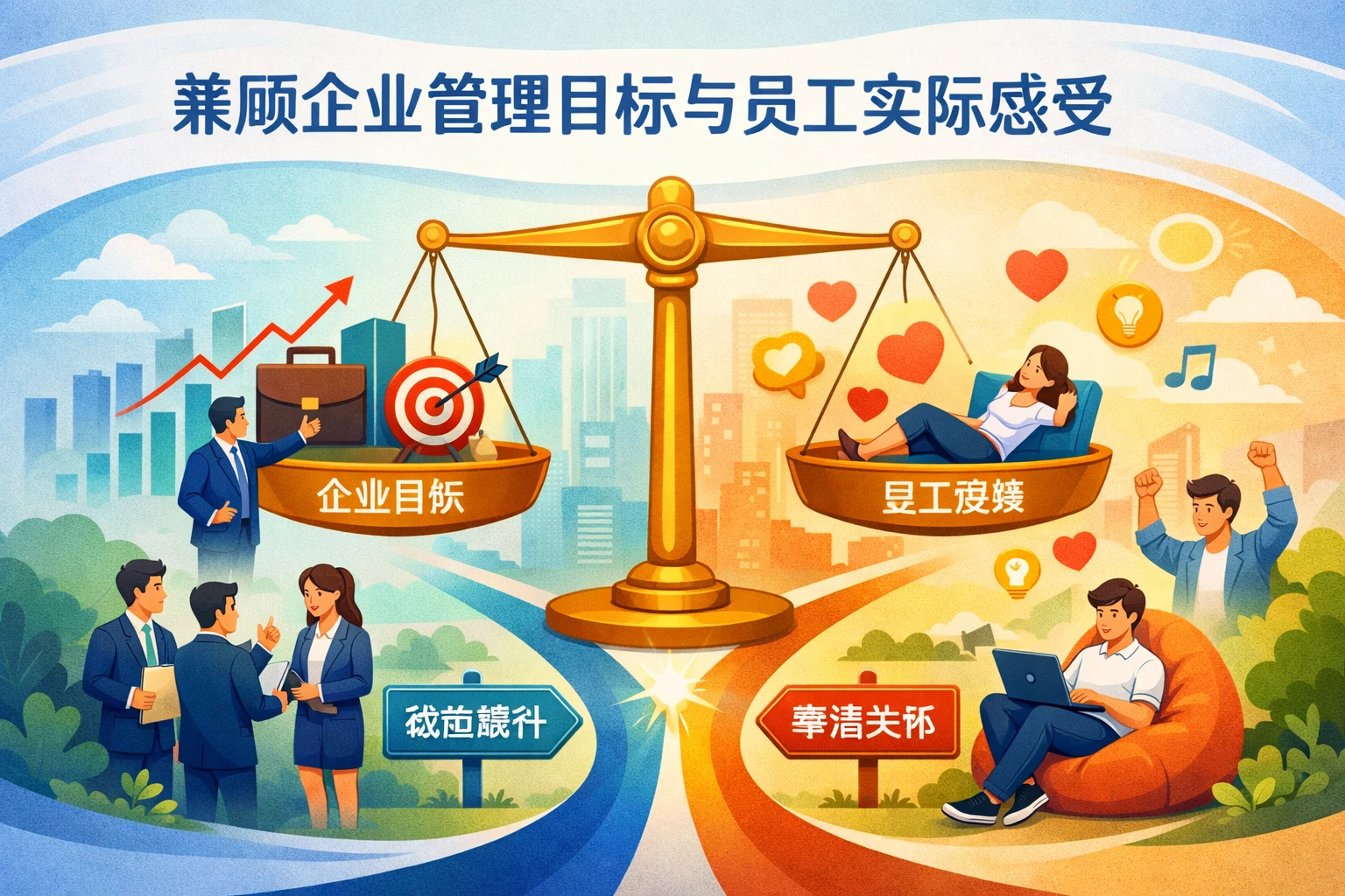兼顾企业管理目标与员工实际感受