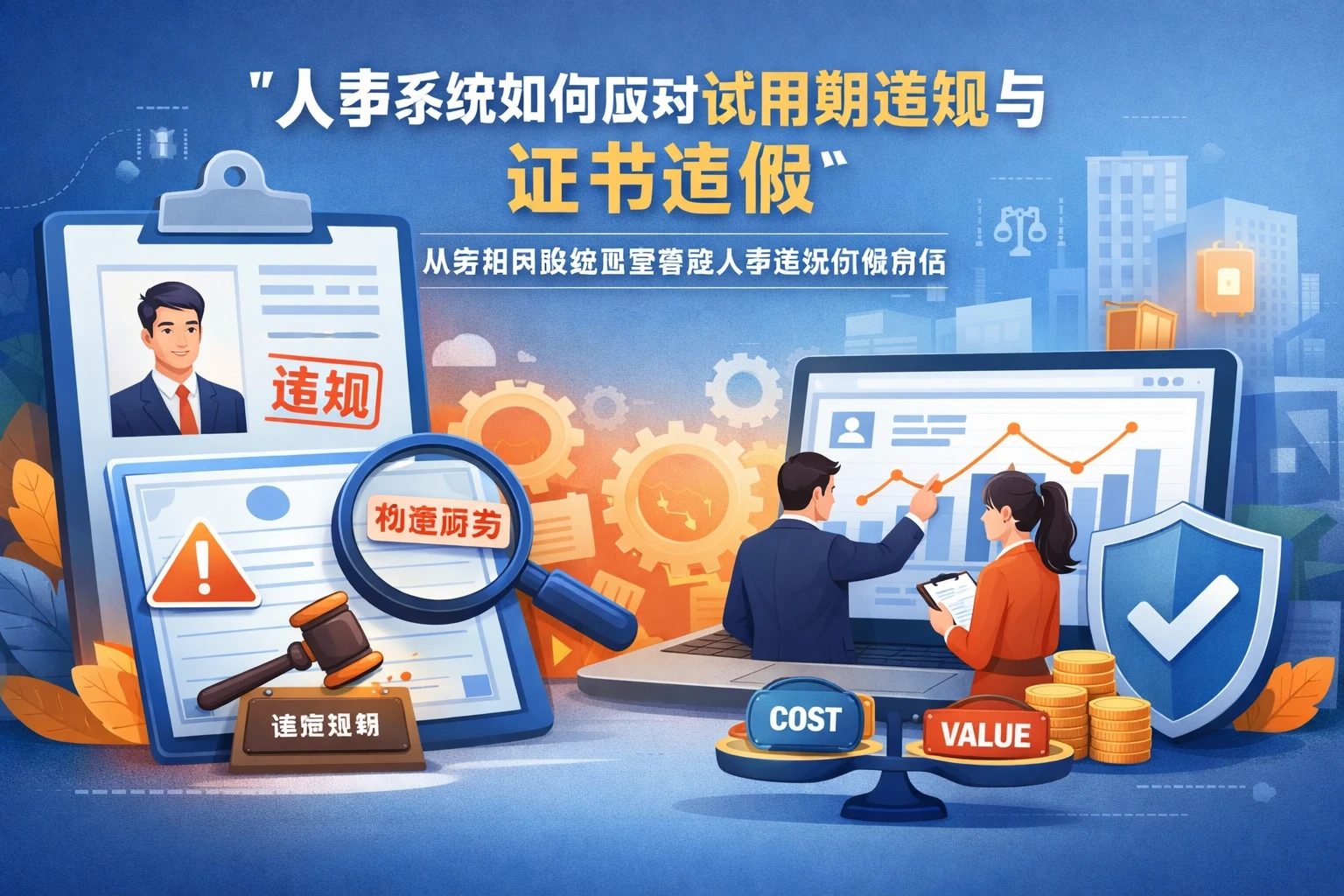 人事系统如何应对试用期违规与证书造假：从劳动风险处置看智能人事系统价格价值