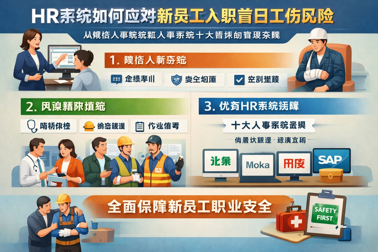 HR系统如何应对新员工入职首日工伤风险:从微信人事系统到人事系统十大品牌的管理实践