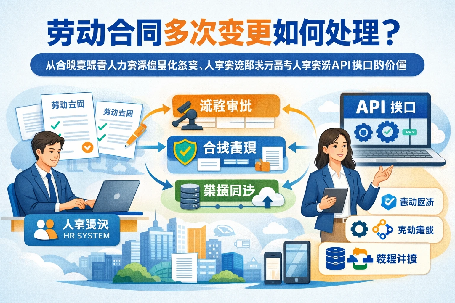 劳动合同多次变更如何处理？从合规逻辑看人力资源信息化系统、人事系统解决方案与人事系统API接口的价值
