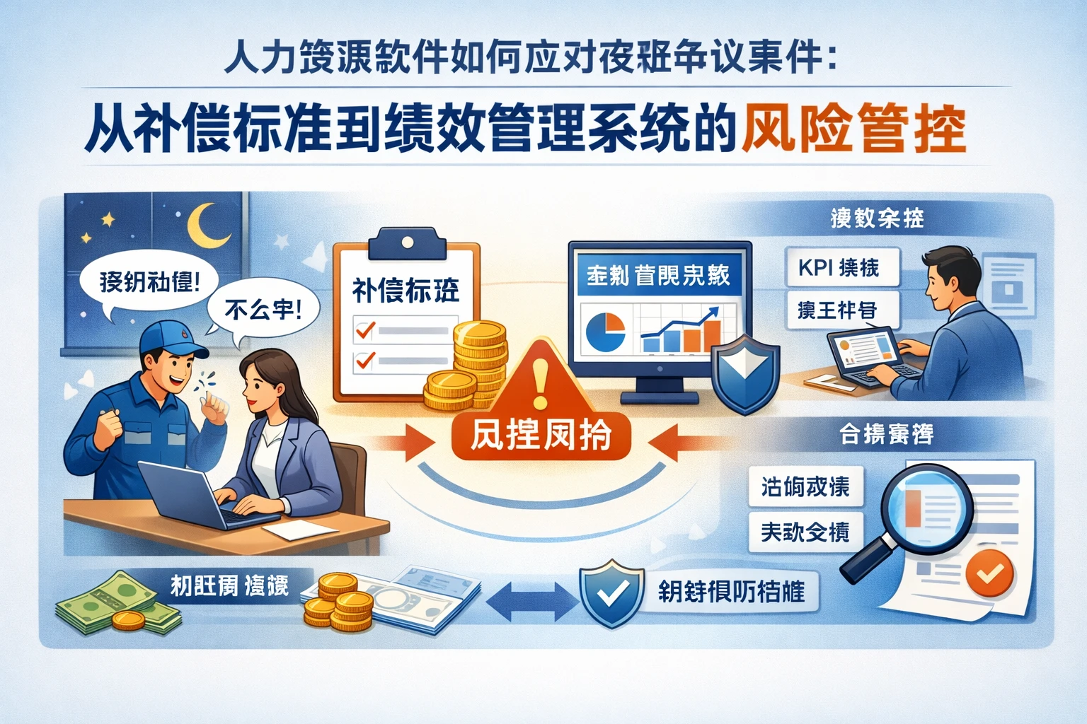 人力资源软件如何应对夜班争议事件：从补偿标准到绩效管理系统的风险管控