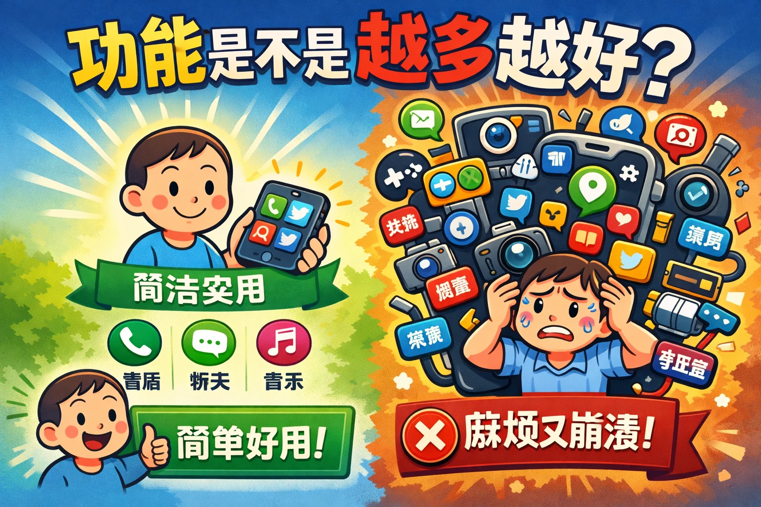 功能是不是越多越好