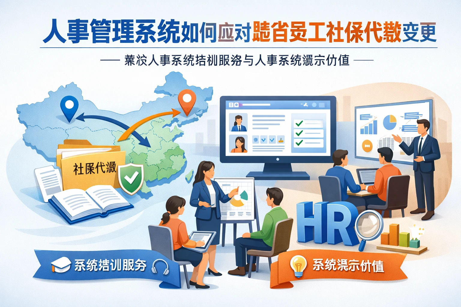 人事管理系统如何应对跨省员工社保代缴变更——兼谈人事系统培训服务与人事系统演示价值