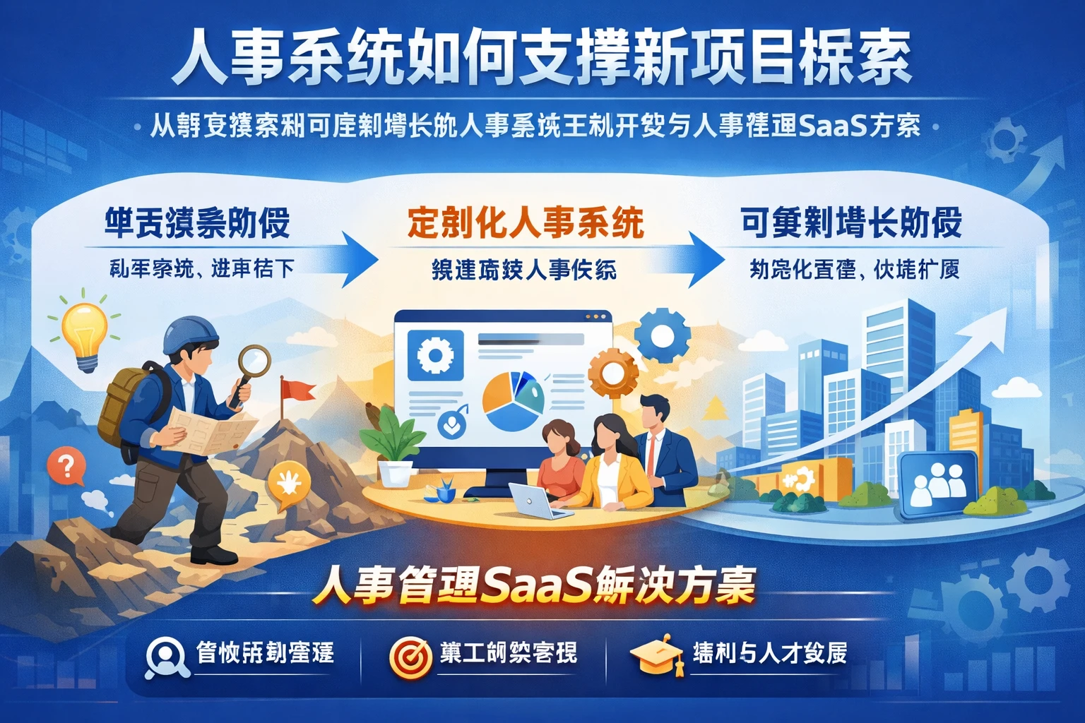 人事系统如何支撑新项目探索:从单兵摸索到可复制增长的人事系统定制开发与人事管理SaaS方案