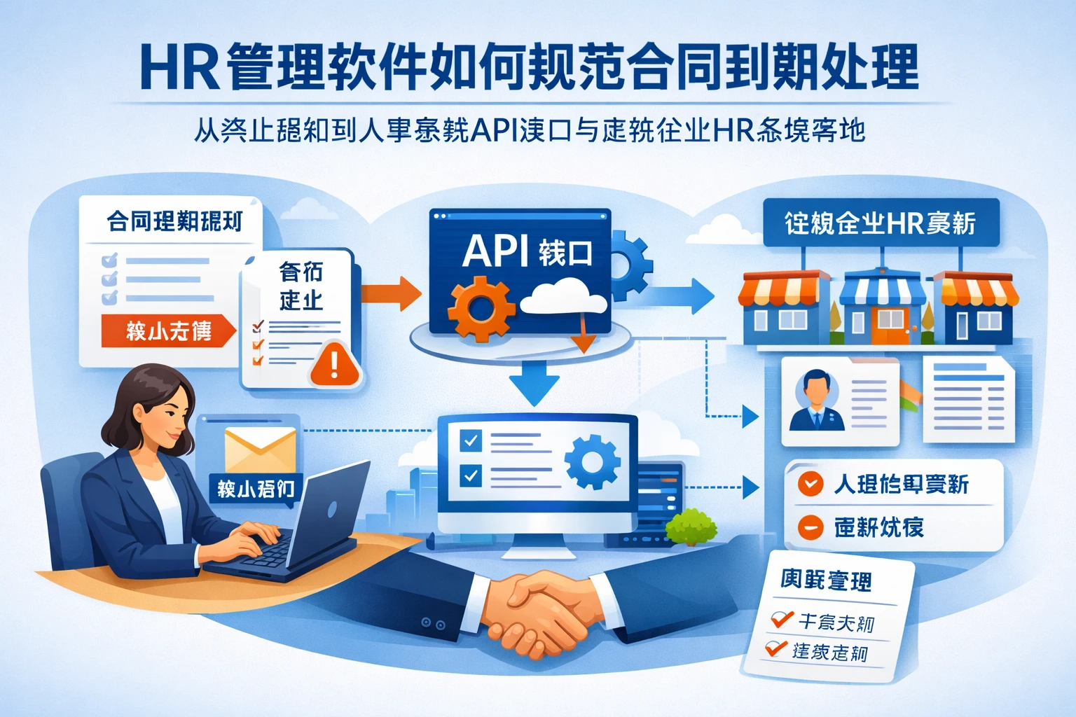 HR管理软件如何规范合同到期处理:从终止通知到人事系统API接口与连锁企业HR系统落地