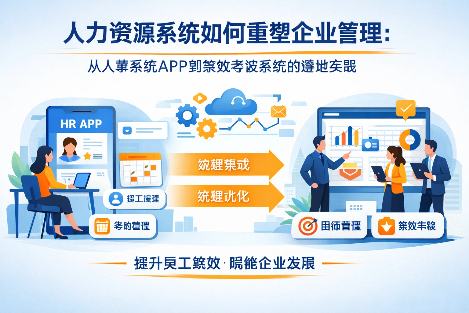 人力资源系统如何重塑企业管理：从人事系统APP到绩效考核系统的落地实践