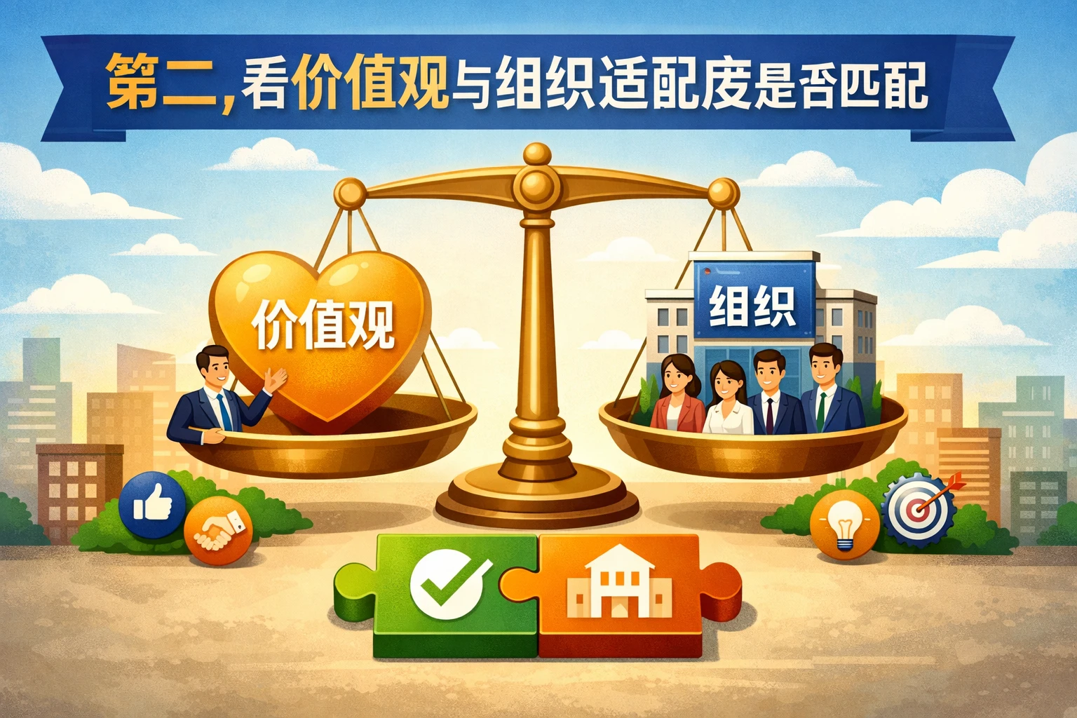 第二,看价值观与组织适配度是否匹配