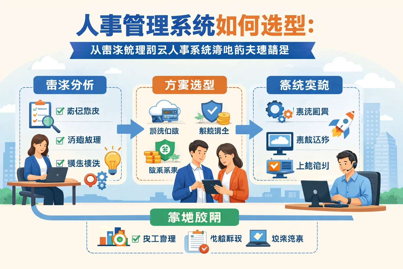 人事管理系统如何选型：从需求梳理到云人事系统落地的关键路径