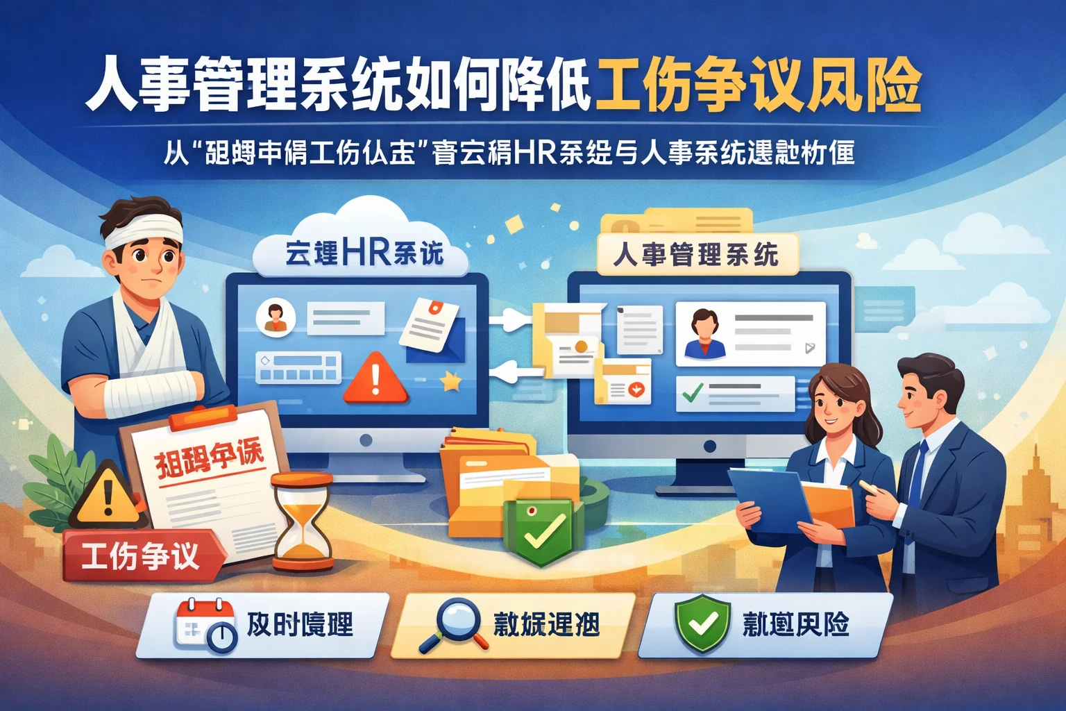 人事管理系统如何降低工伤争议风险：从“超期申请工伤认定”看云端HR系统与人事系统选型价值