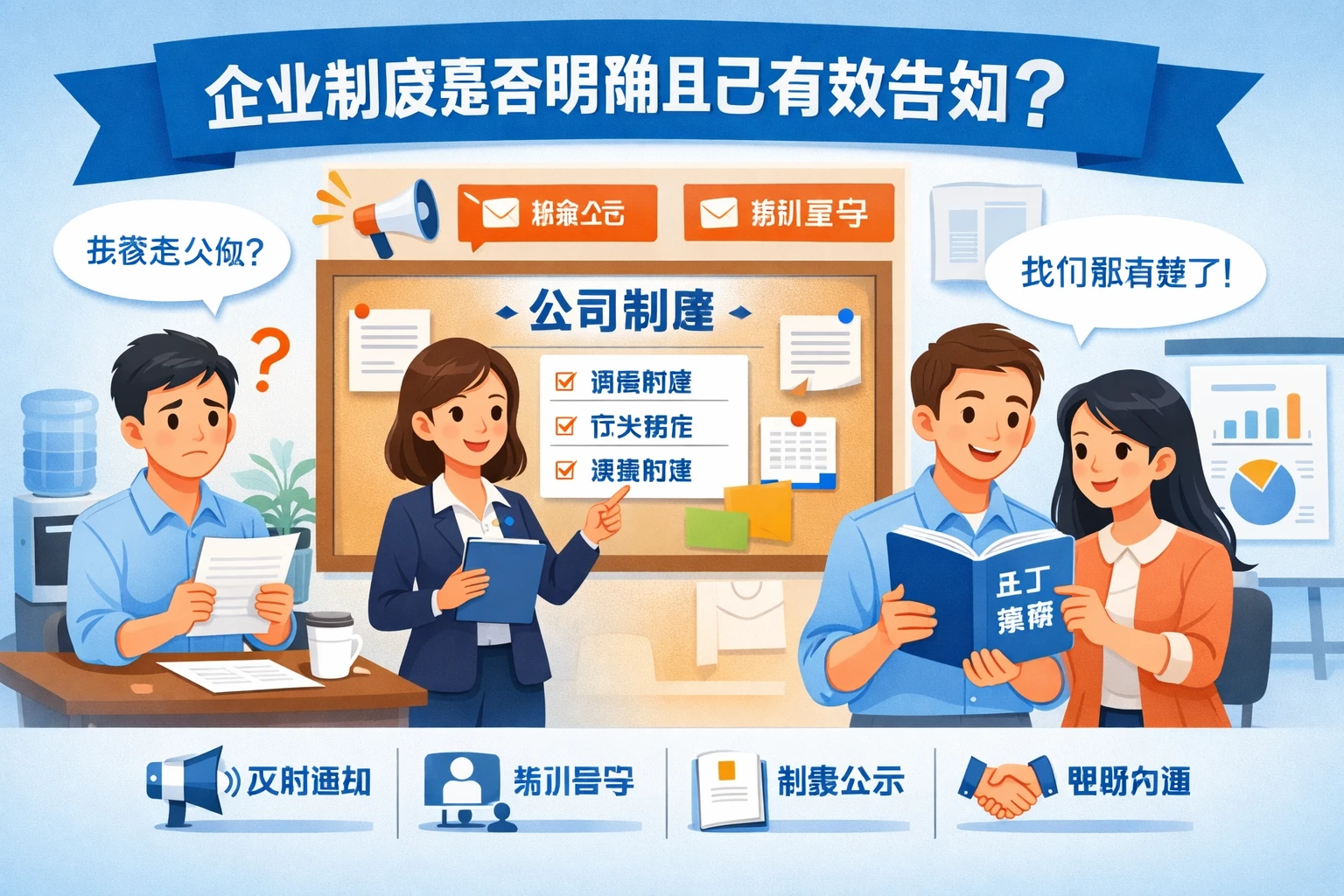 企业制度是否明确且已有效告知