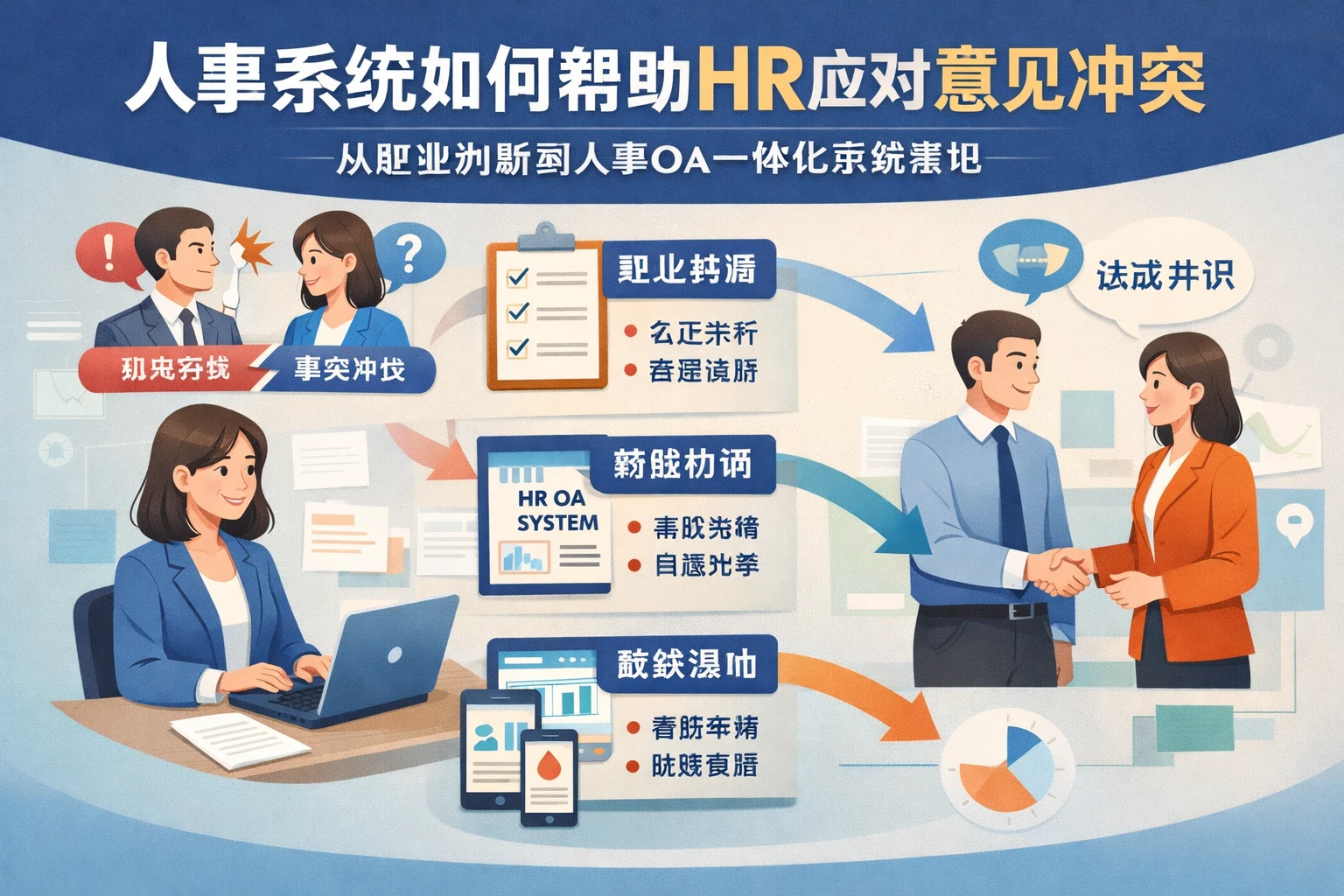 人事系统如何帮助HR应对意见冲突:从职业判断到人事OA一体化系统落地