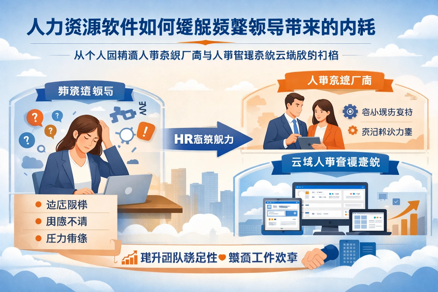 人力资源软件如何缓解频繁换领导带来的内耗:从个人困境看人事系统厂商与人事管理系统云端版的价值