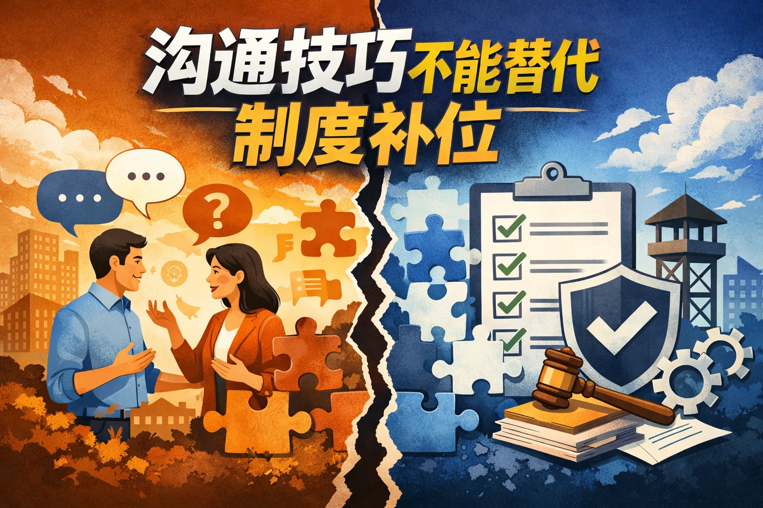 沟通技巧不能替代制度补位