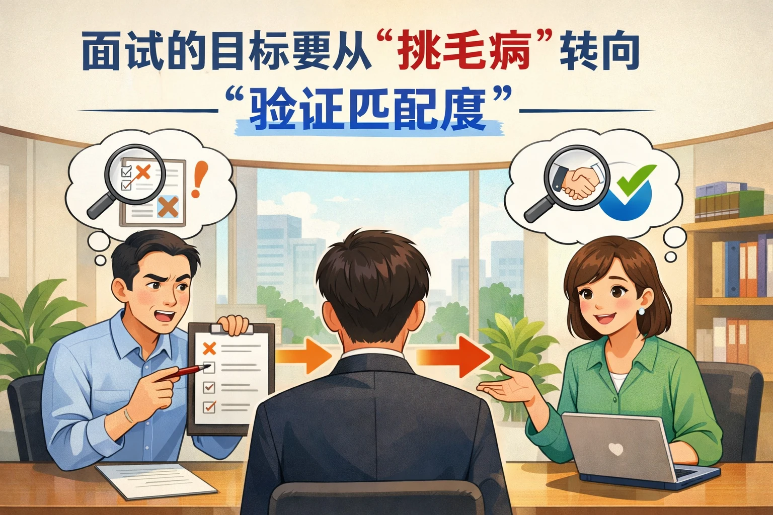 面试的目标要从“挑毛病”转向“验证匹配度”