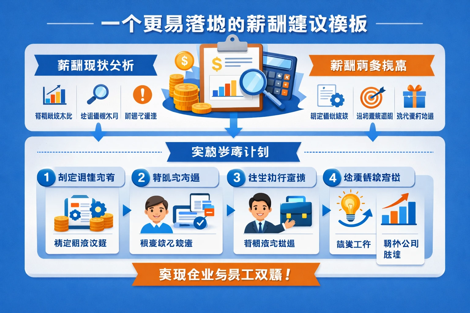 一个更易落地的薪酬建议模板