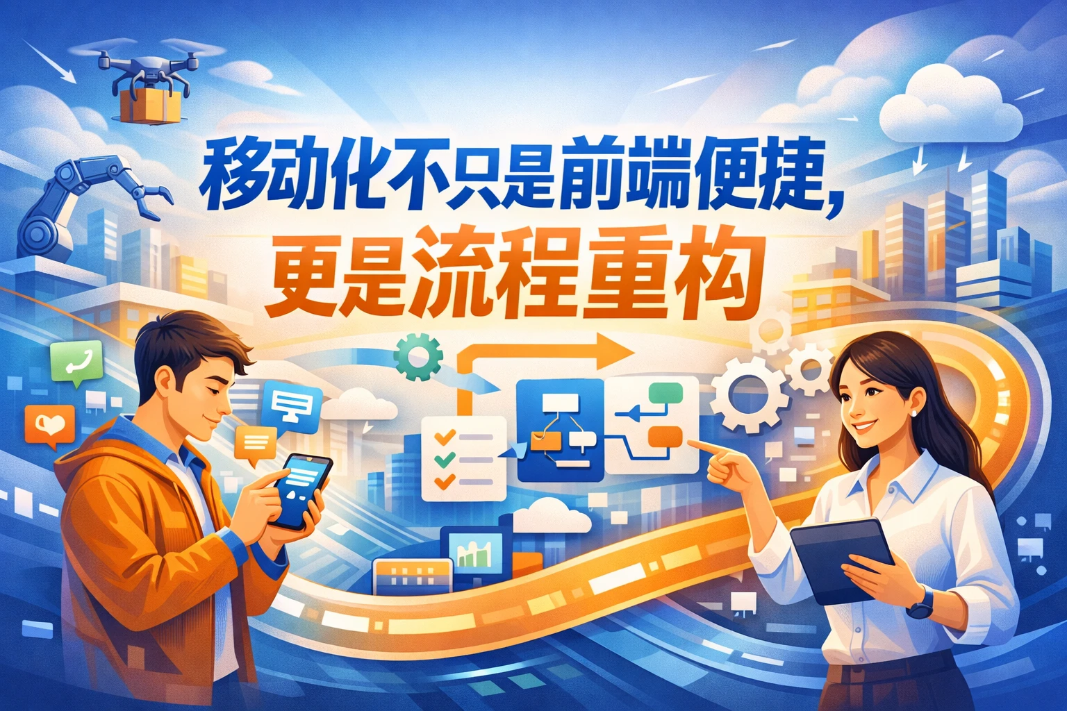 移动化不只是前端便捷,更是流程重构