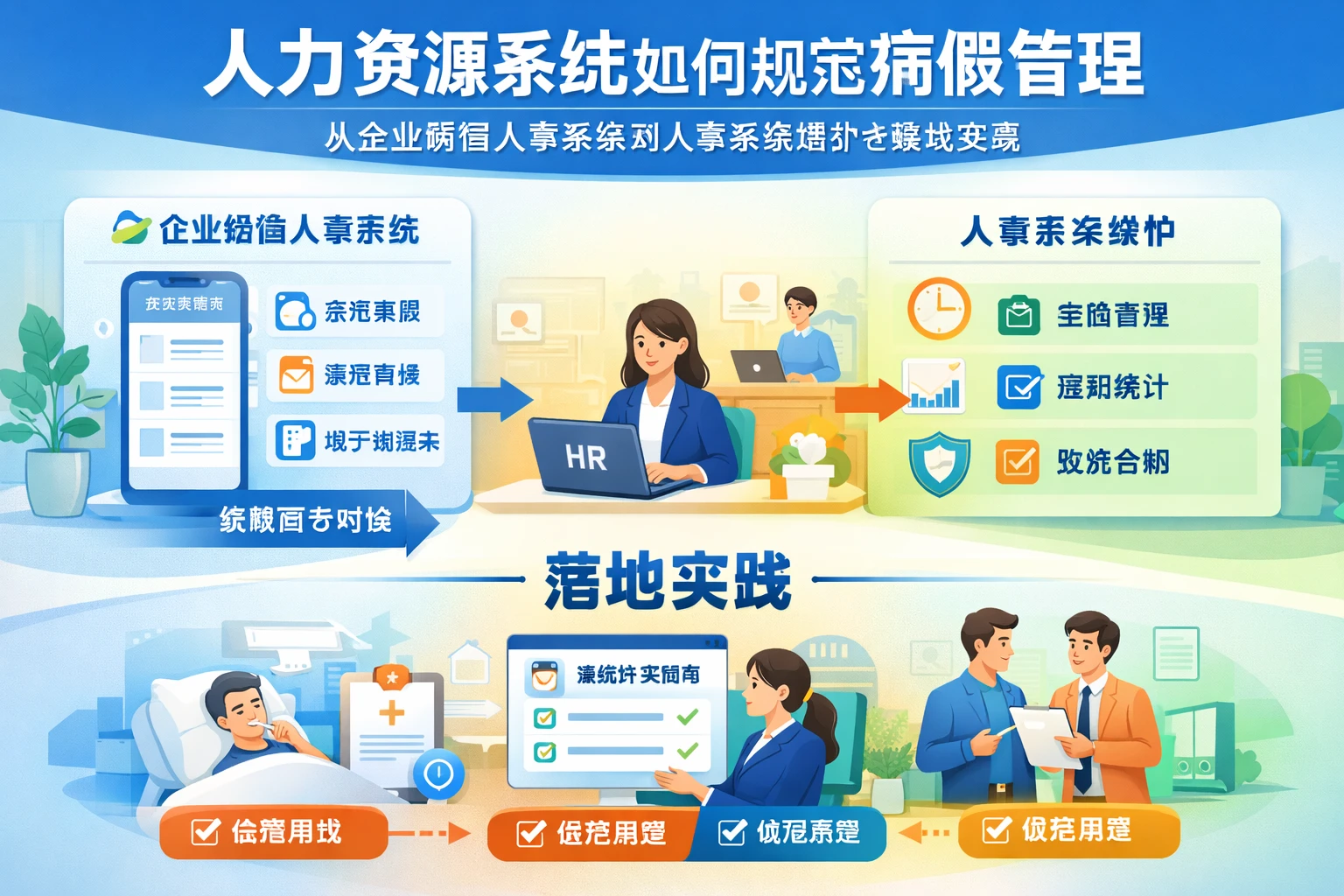 人力资源系统如何规范病假管理：从企业微信人事系统到人事系统维护的落地实践