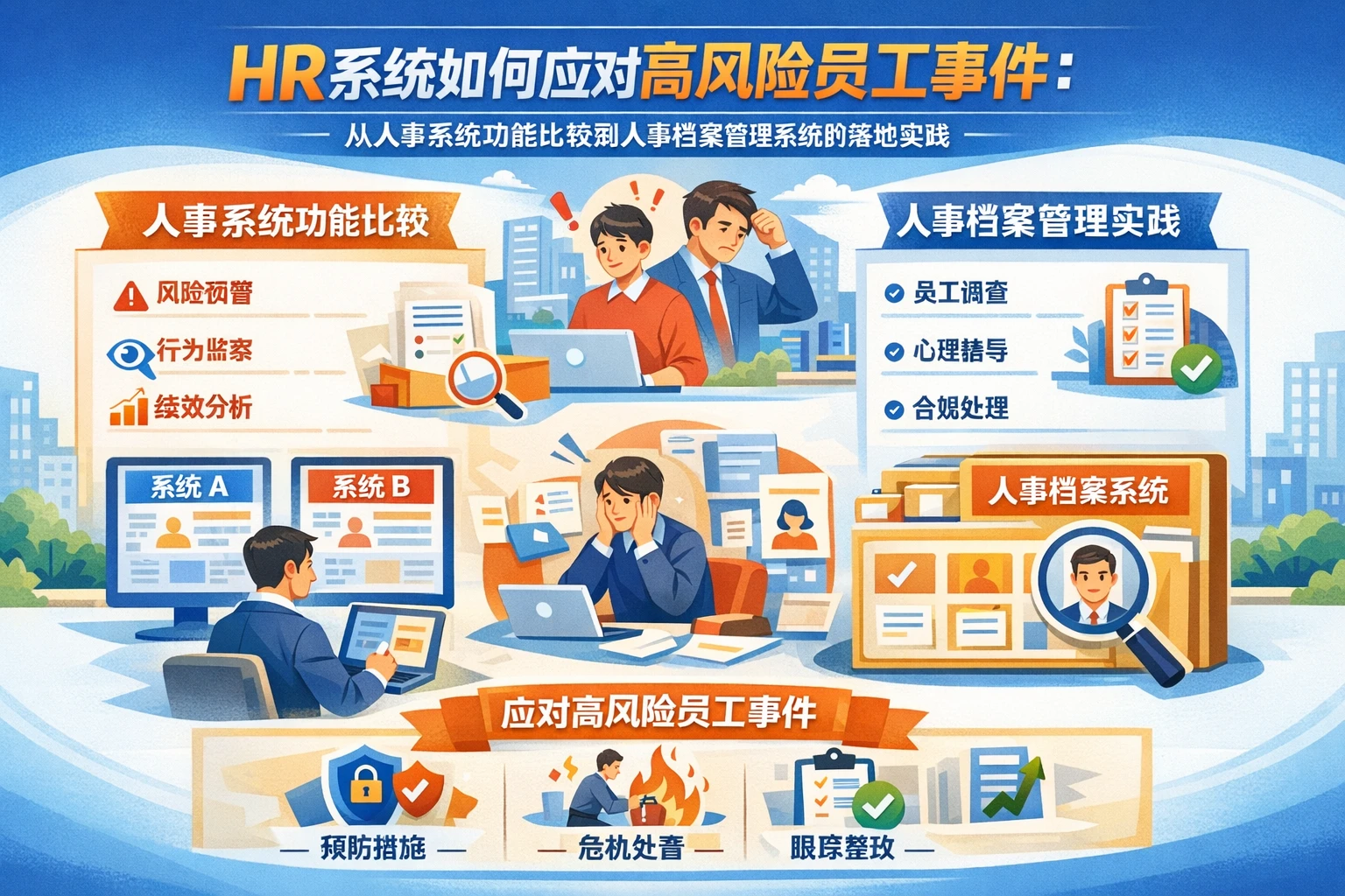 HR系统如何应对高风险员工事件：从人事系统功能比较到人事档案管理系统的落地实践