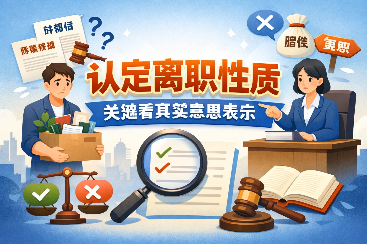 认定离职性质，关键看真实意思表示