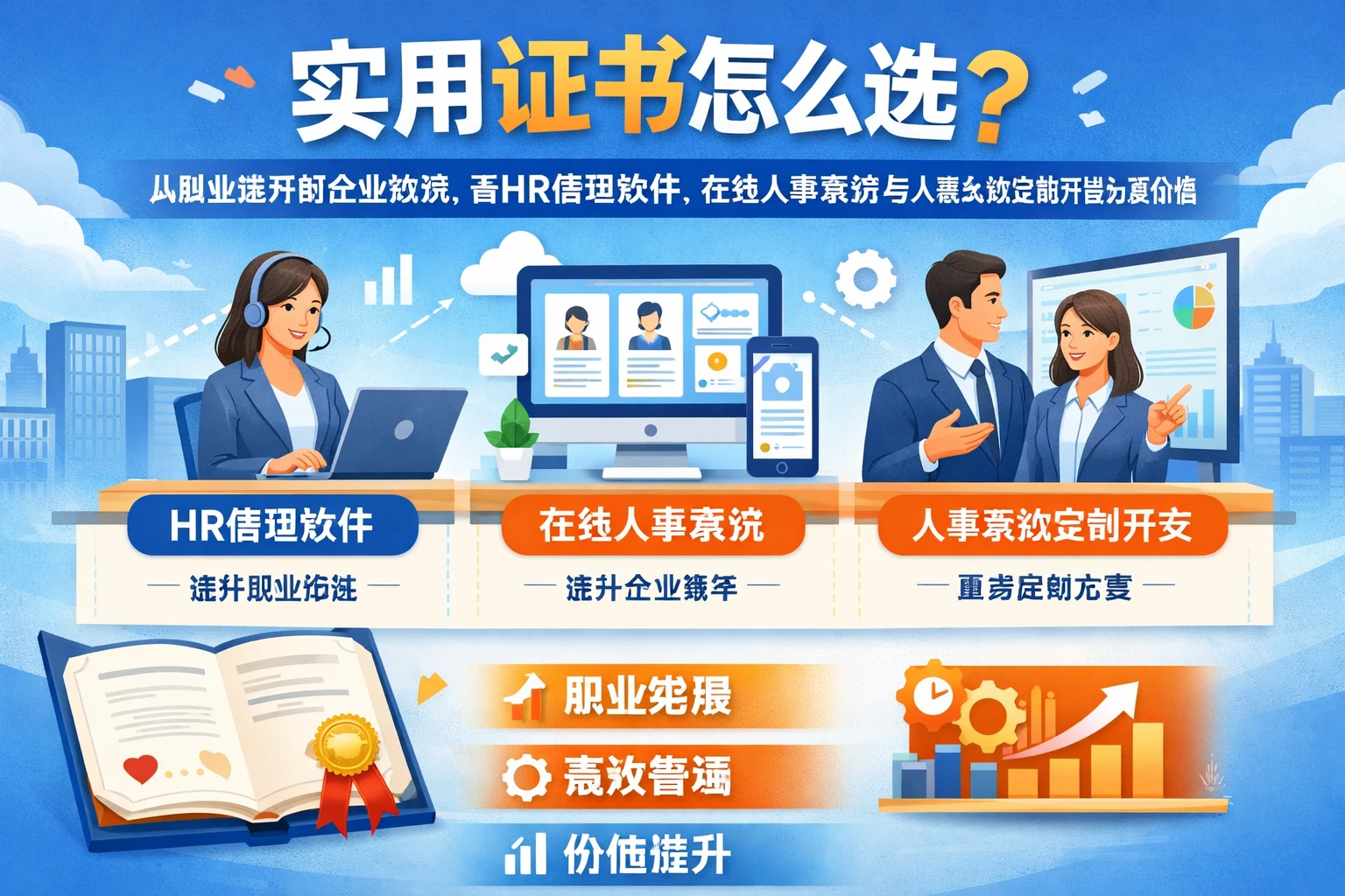 实用证书怎么选？从职业提升到企业效率，看HR管理软件、在线人事系统与人事系统定制开发的真正价值