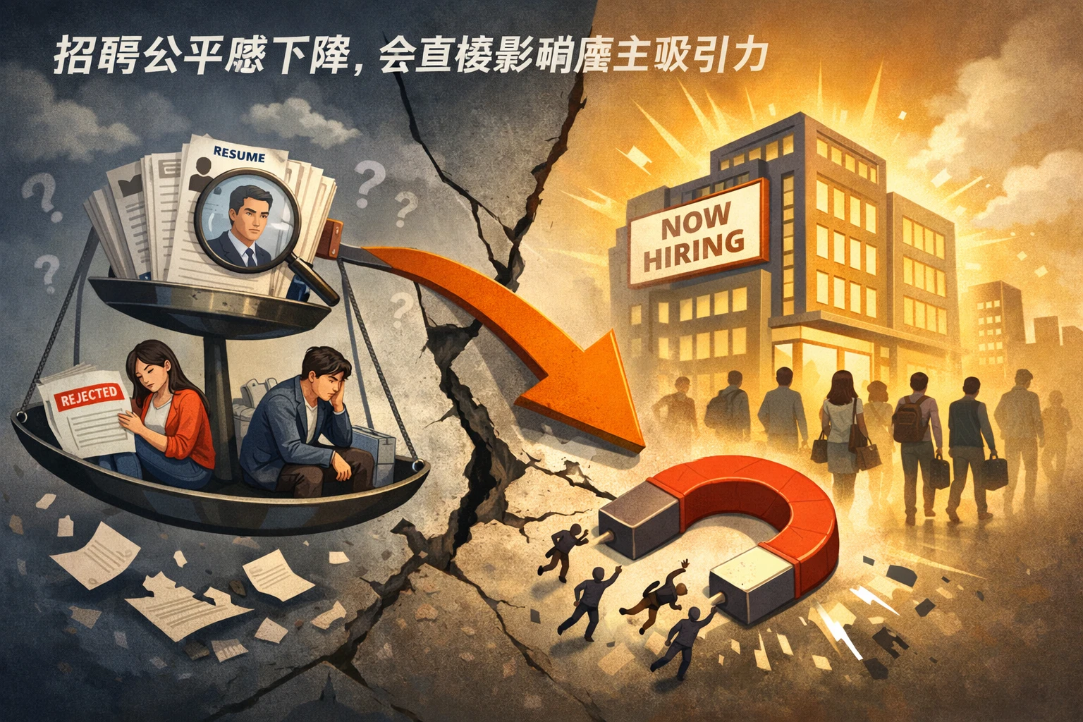 招聘公平感下降，会直接影响雇主吸引力