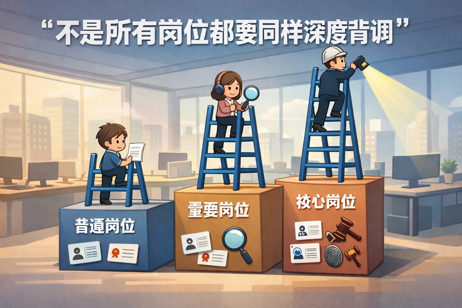 不是所有岗位都要同样深度背调