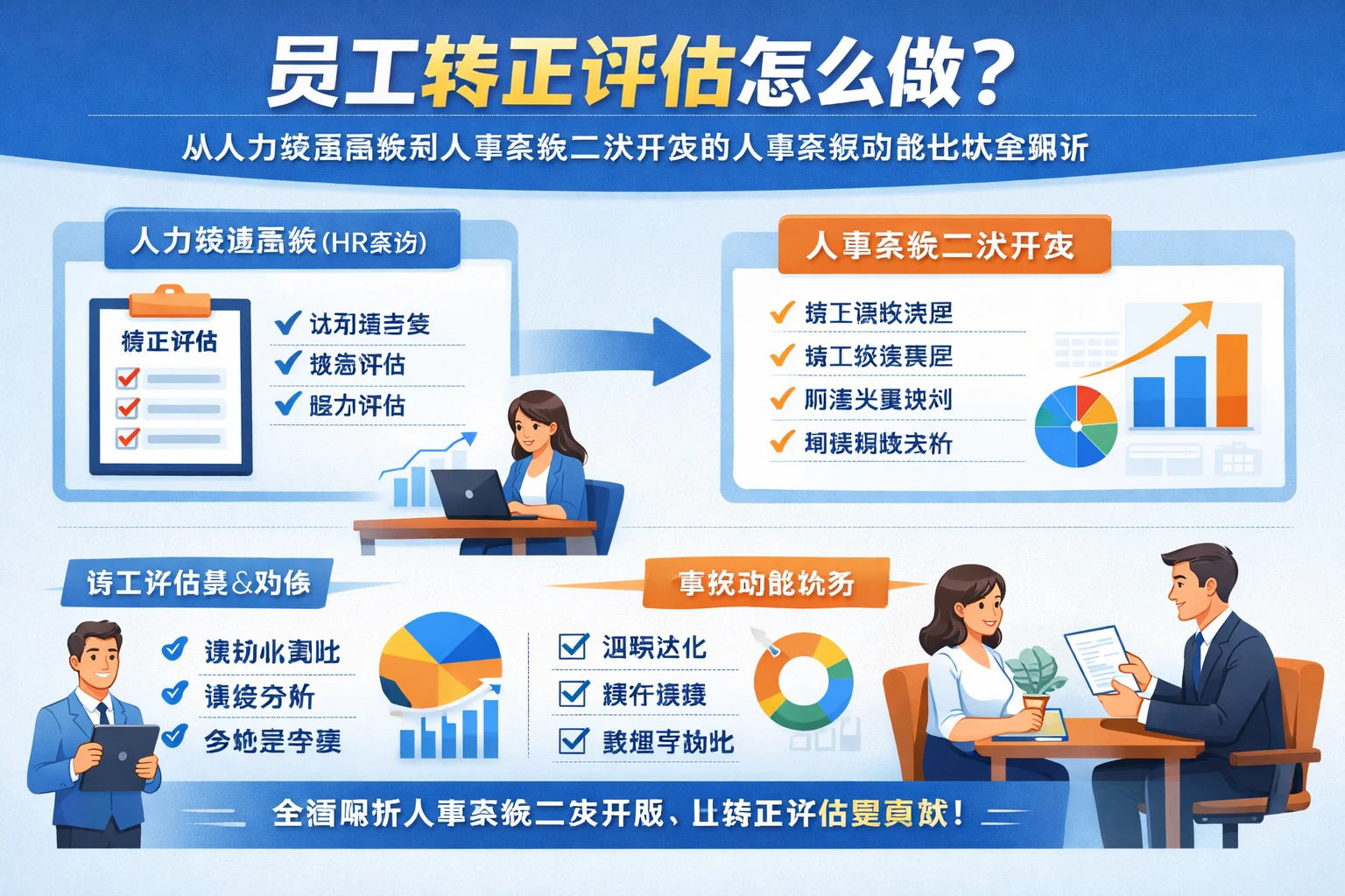 员工转正评估怎么做?从人力资源系统到人事系统二次开发的人事系统功能比较全解析