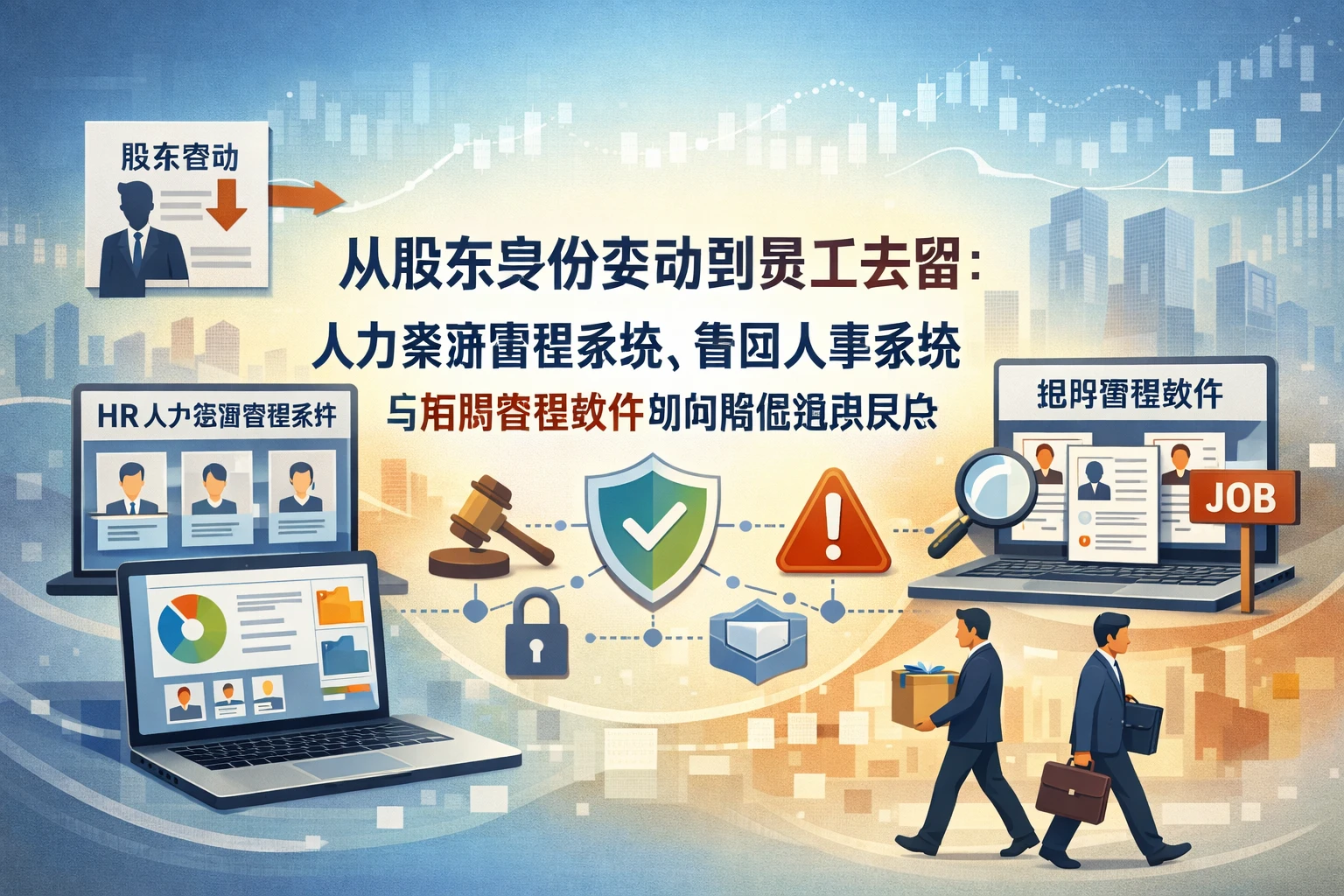 从股东身份变动到员工去留：人力资源管理系统、集团人事系统与招聘管理软件如何降低组织风险