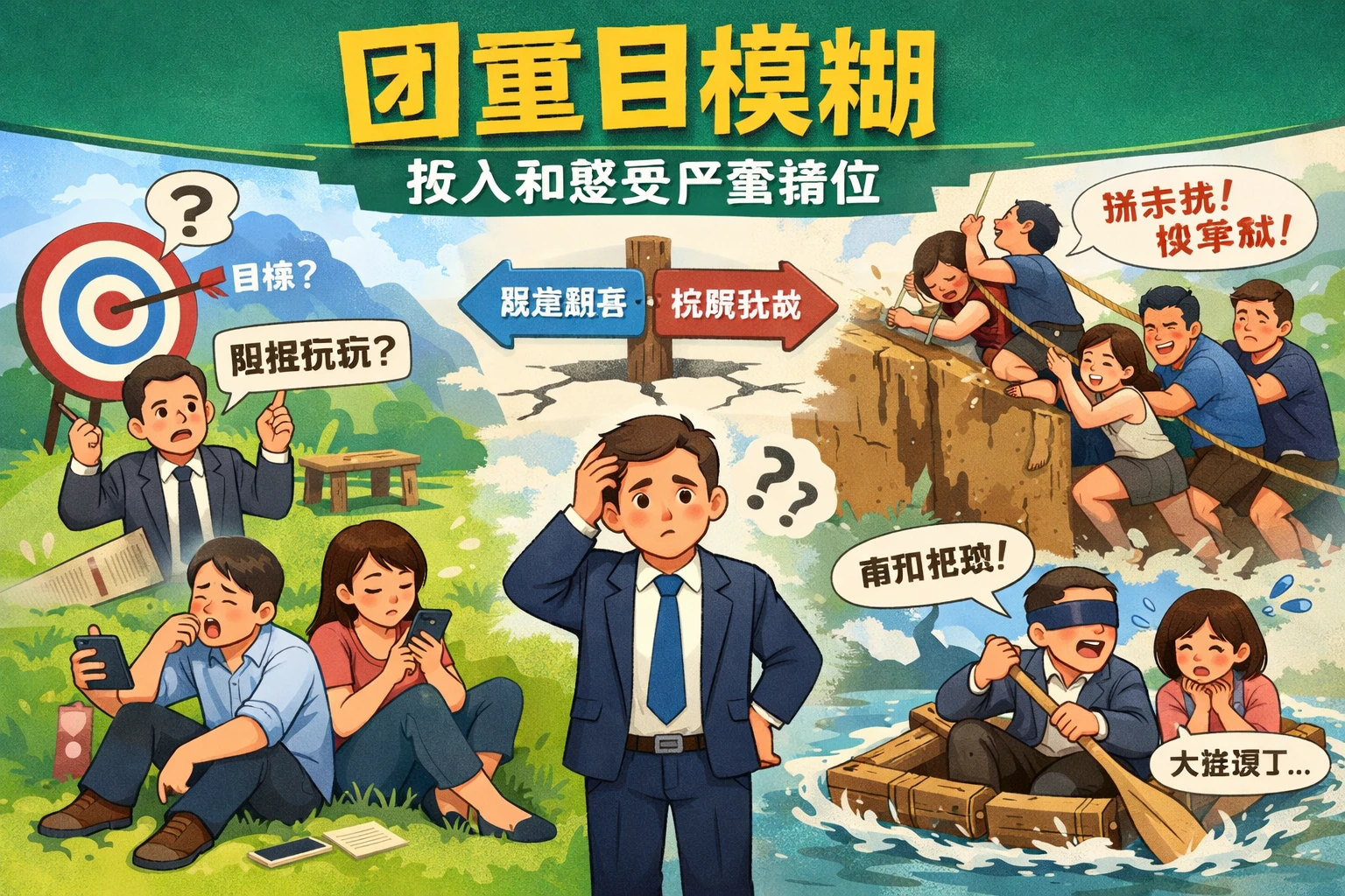 团建目标模糊，导致投入和感受严重错位