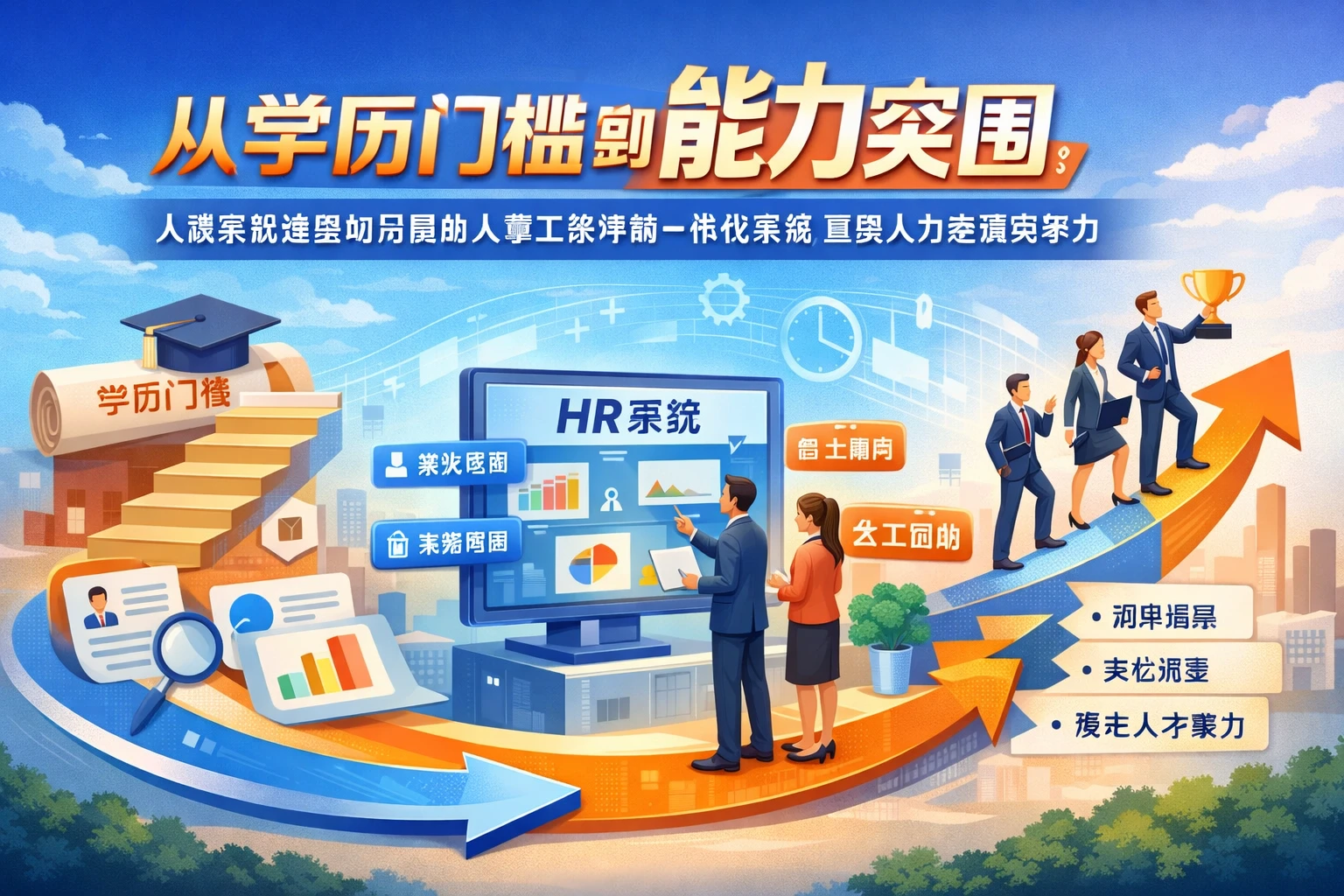 从学历门槛到能力突围：人事系统选型如何借助人事工资考勤一体化系统重塑人力资源竞争力