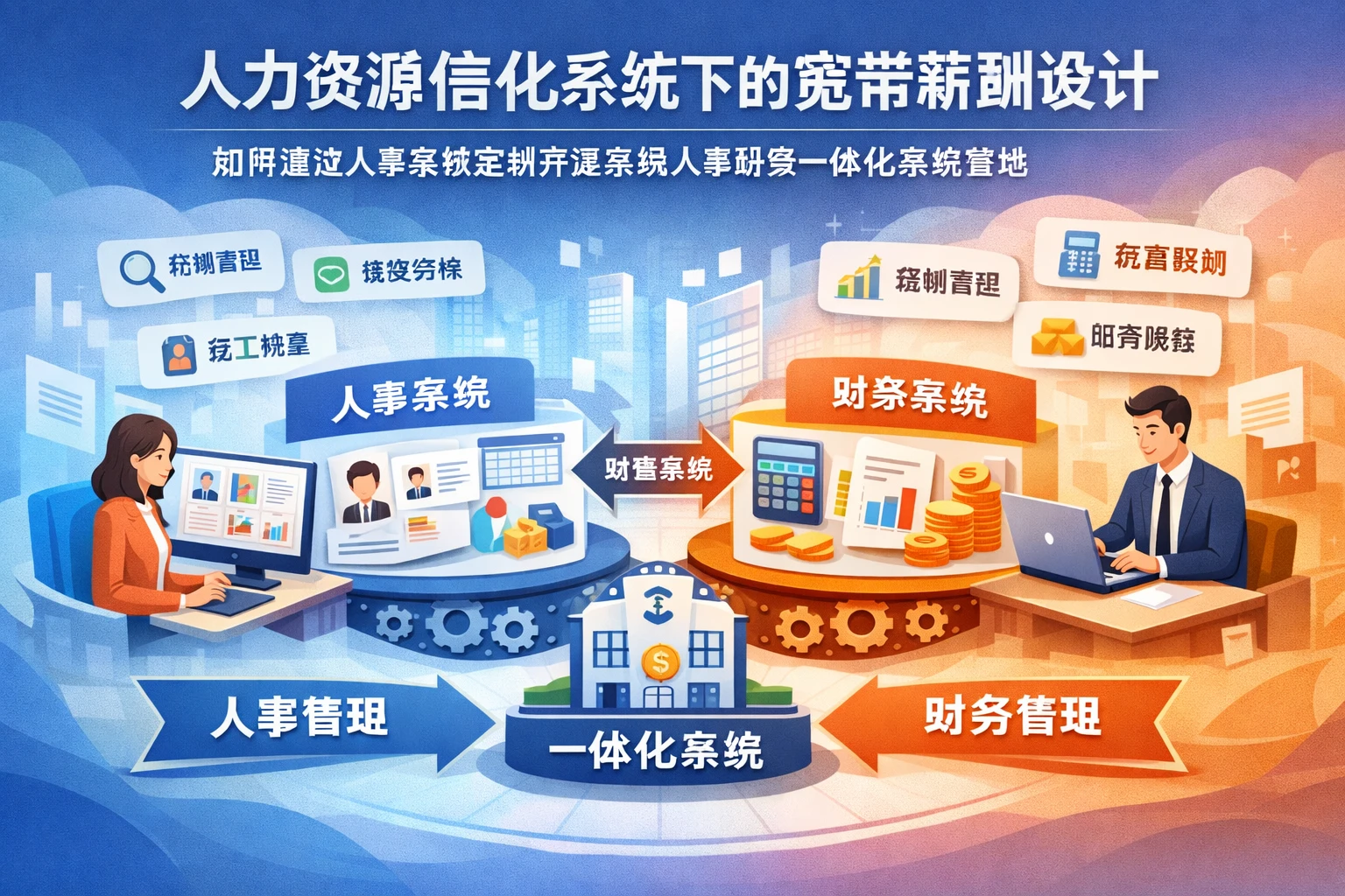 人力资源信息化系统下的宽带薪酬设计：如何通过人事系统定制开发实现人事财务一体化系统落地