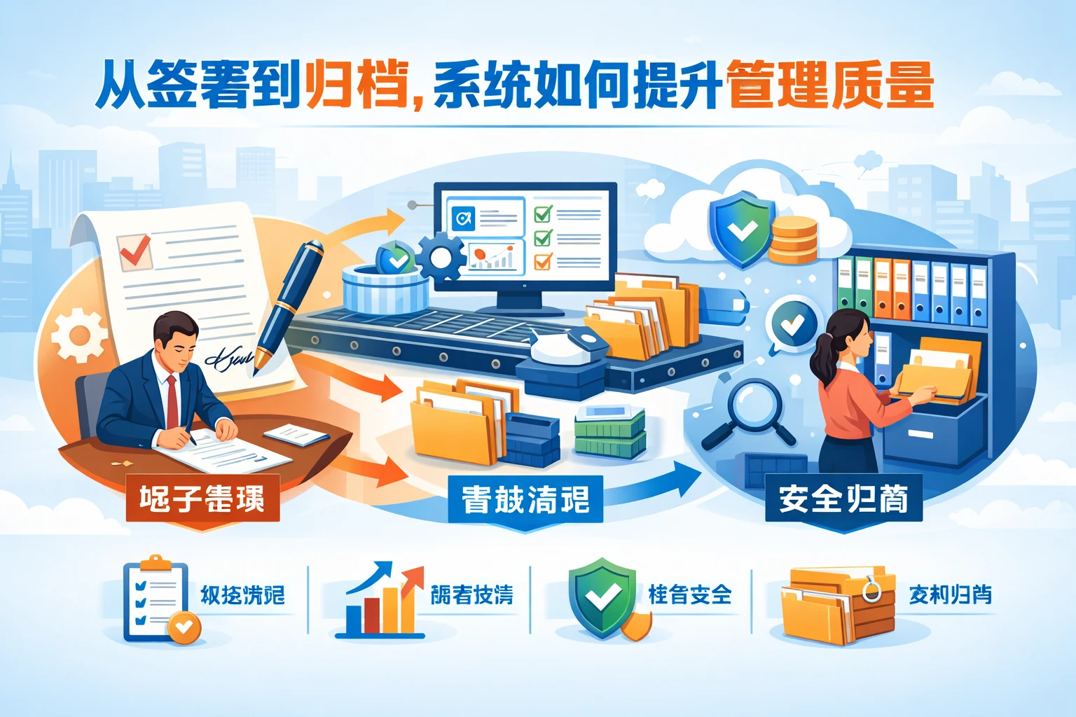 从签署到归档,系统如何提升管理质量