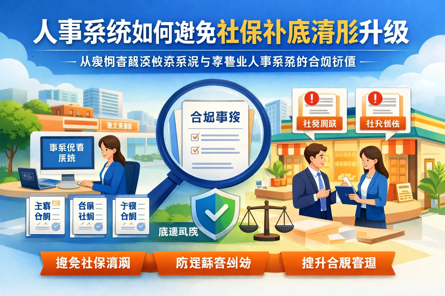 人事系统如何避免社保补缴情形升级：从案例看薪资核算系统与零售业人事系统的合规价值
