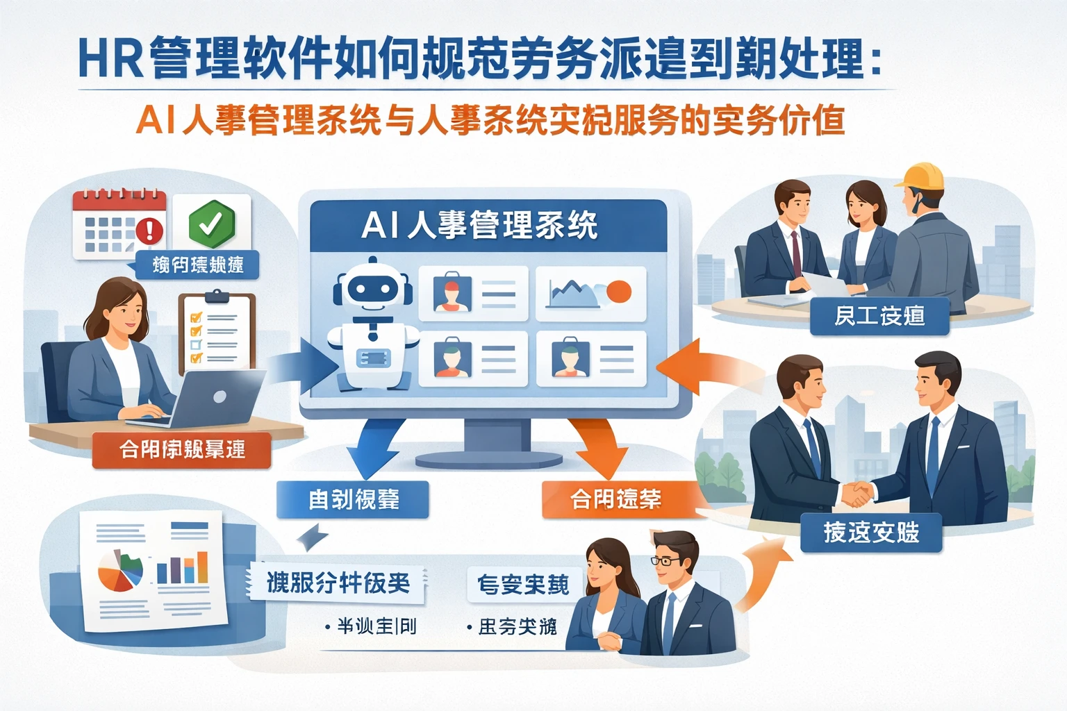 HR管理软件如何规范劳务派遣到期处理：AI人事管理系统与人事系统实施服务的实务价值