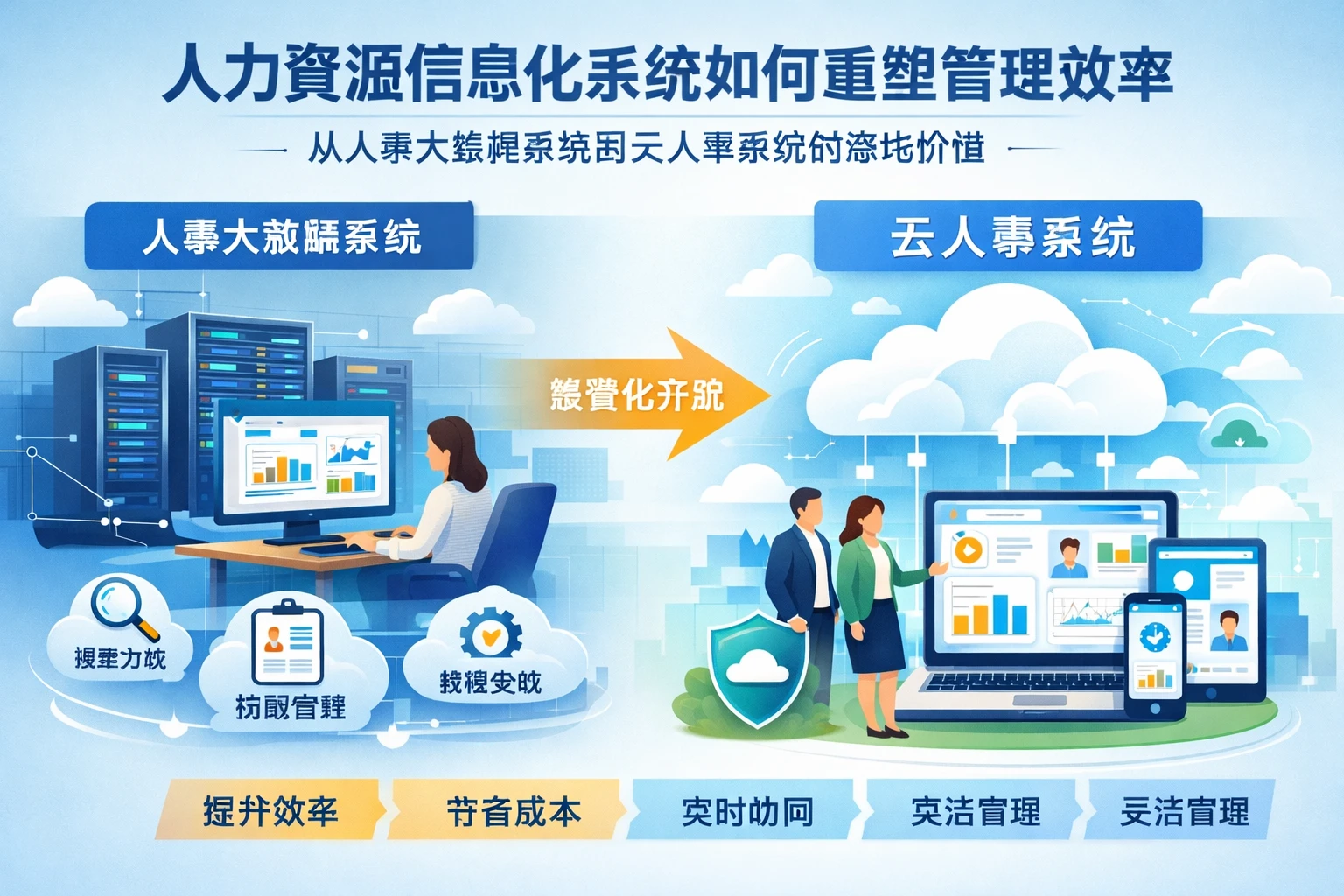 人力资源信息化系统如何重塑管理效率：从人事大数据系统到云人事系统的落地价值
