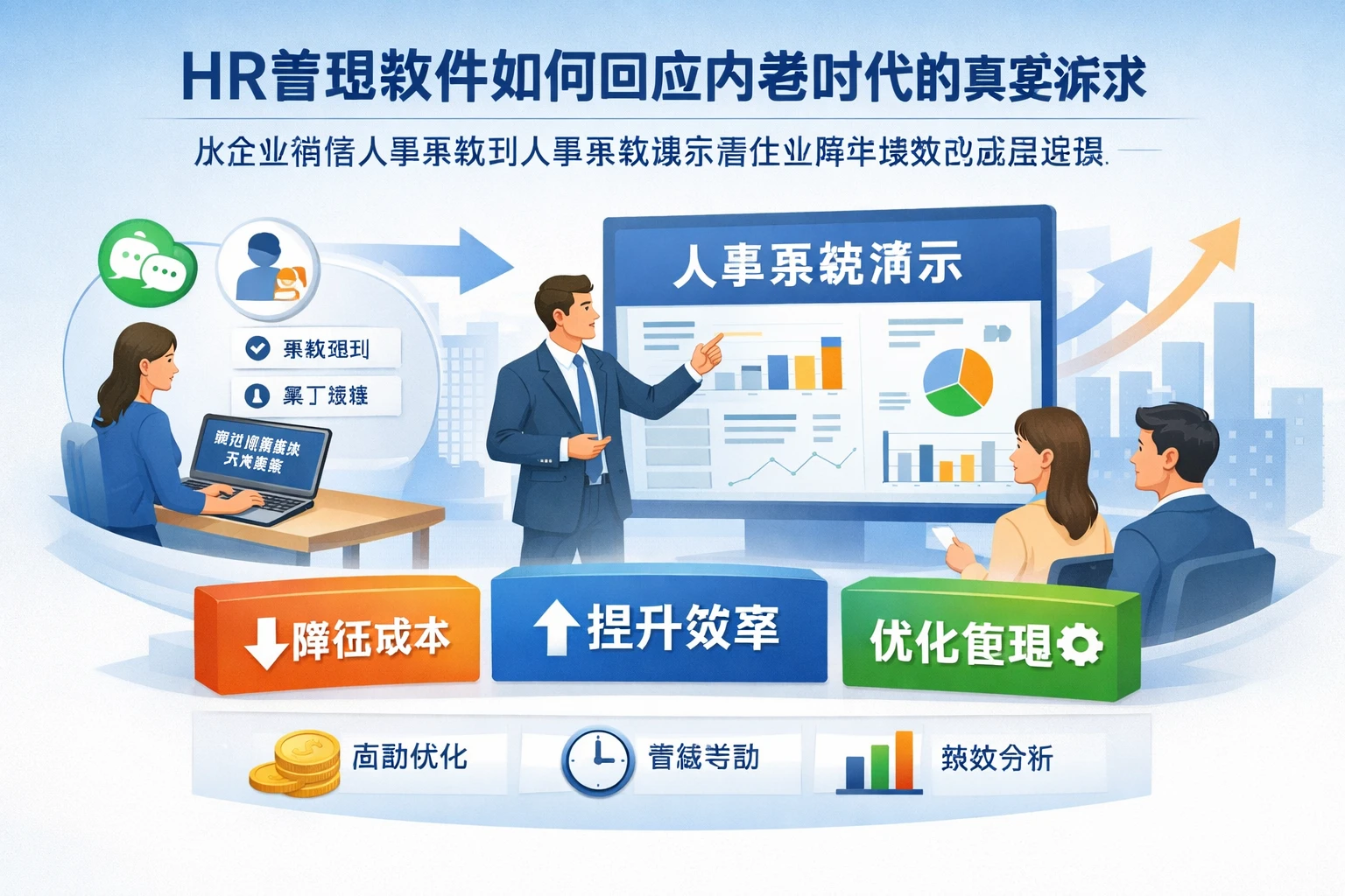 HR管理软件如何回应内卷时代的真实诉求：从企业微信人事系统到人事系统演示看企业降本增效的底层逻辑