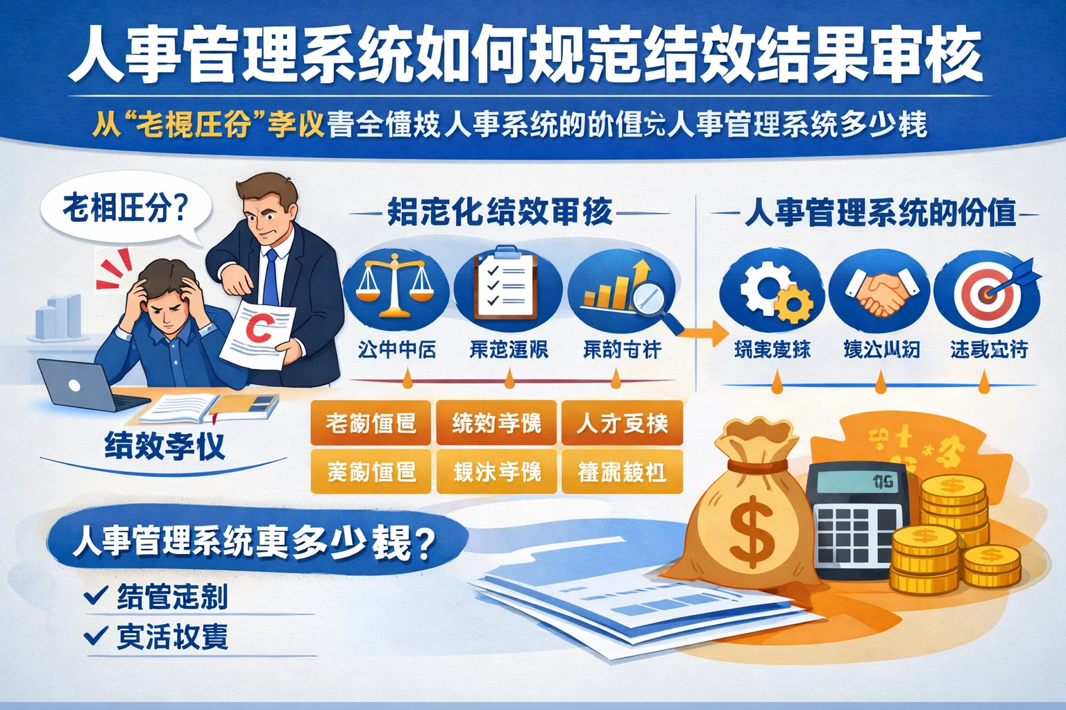 人事管理系统如何规范绩效结果审核：从“老板压分”争议看全模块人事系统的价值与人事管理系统多少钱