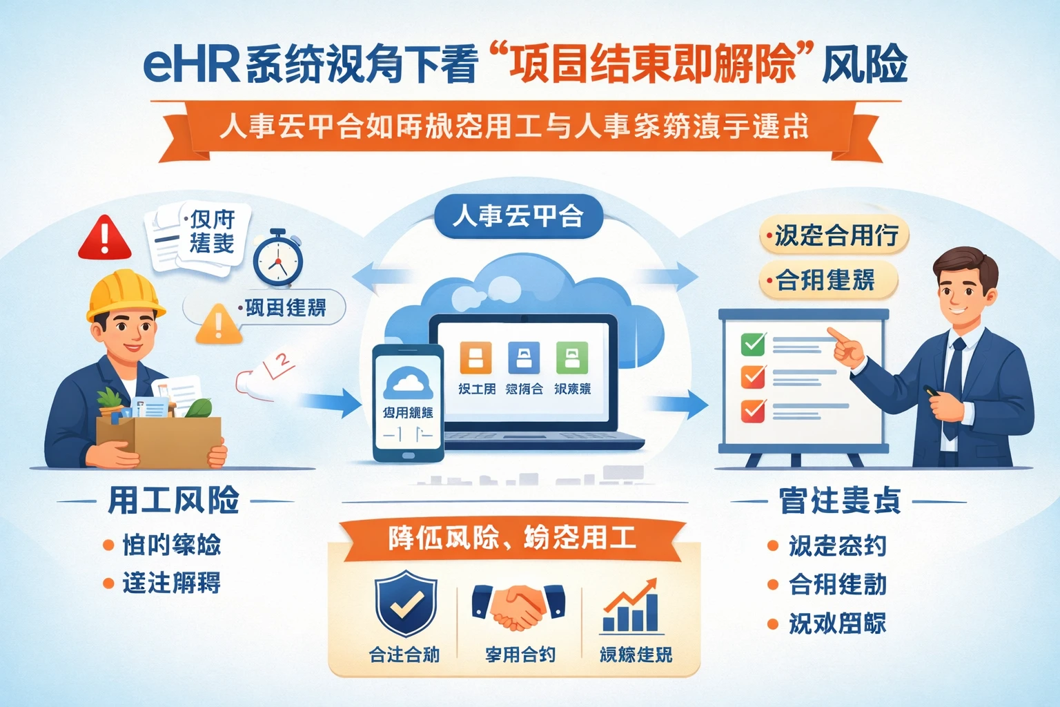 ehr系统视角下看“项目结束即解除”风险：人事云平台如何规范用工与人事系统演示要点