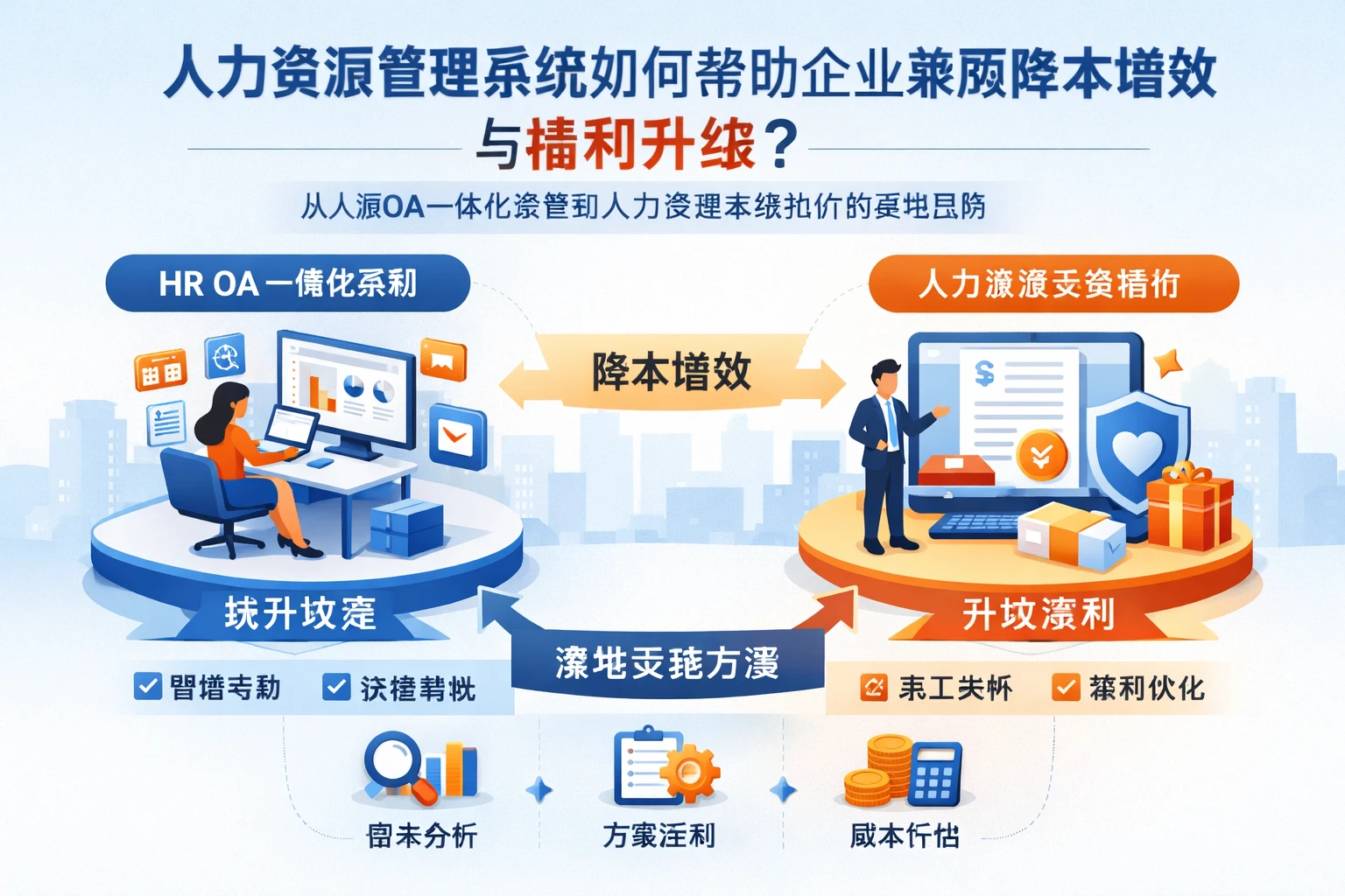 人力资源管理系统如何帮助企业兼顾降本增效与福利升级？从人事OA一体化系统到人力资源系统报价的落地思路