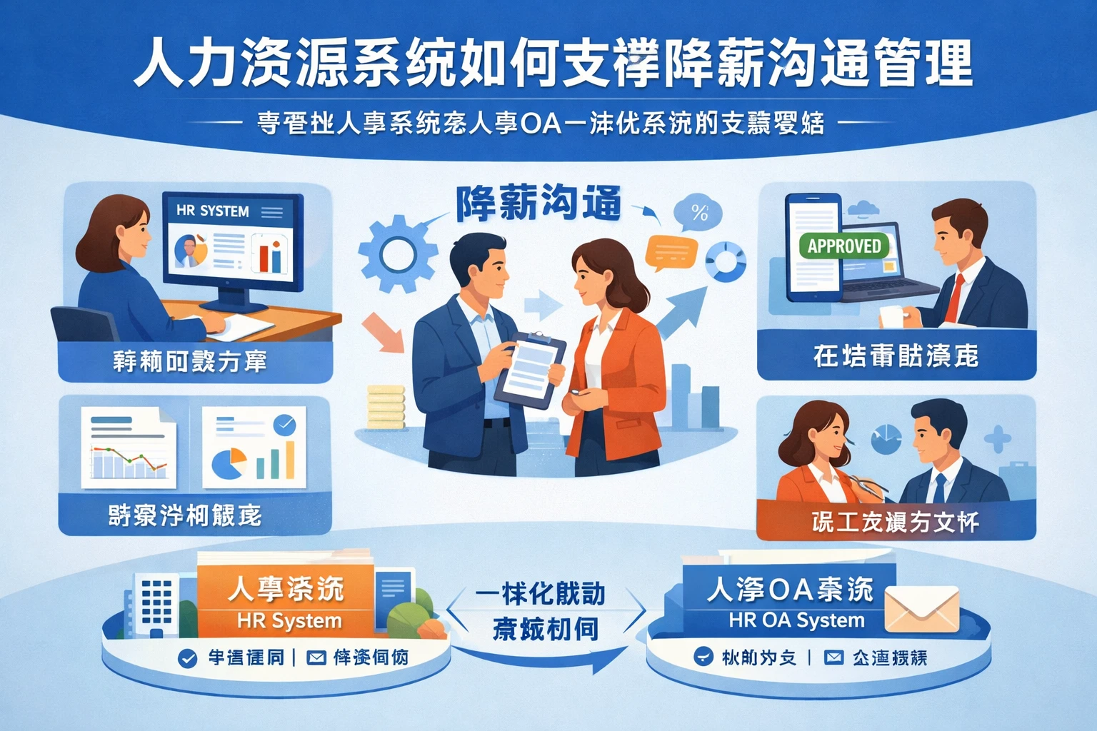 人力资源系统如何支撑降薪沟通管理：零售业人事系统与人事OA一体化系统的实践思路