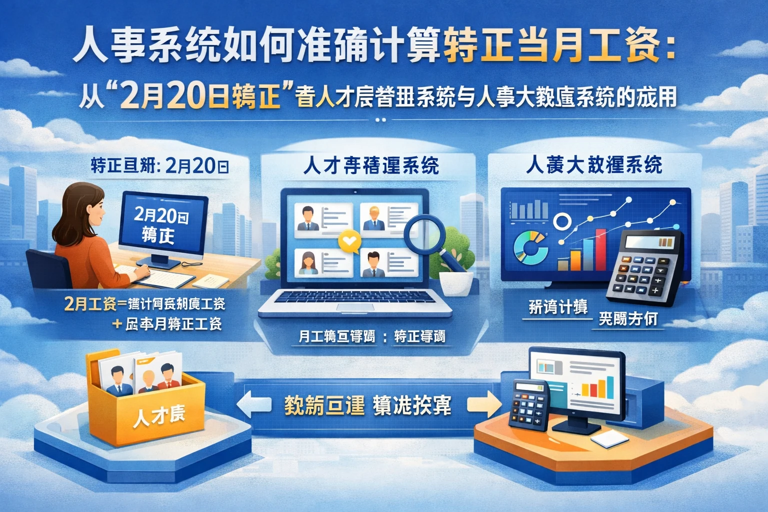 人事系统如何准确计算转正当月工资：从“2月20日转正”看人才库管理系统与人事大数据系统的应用